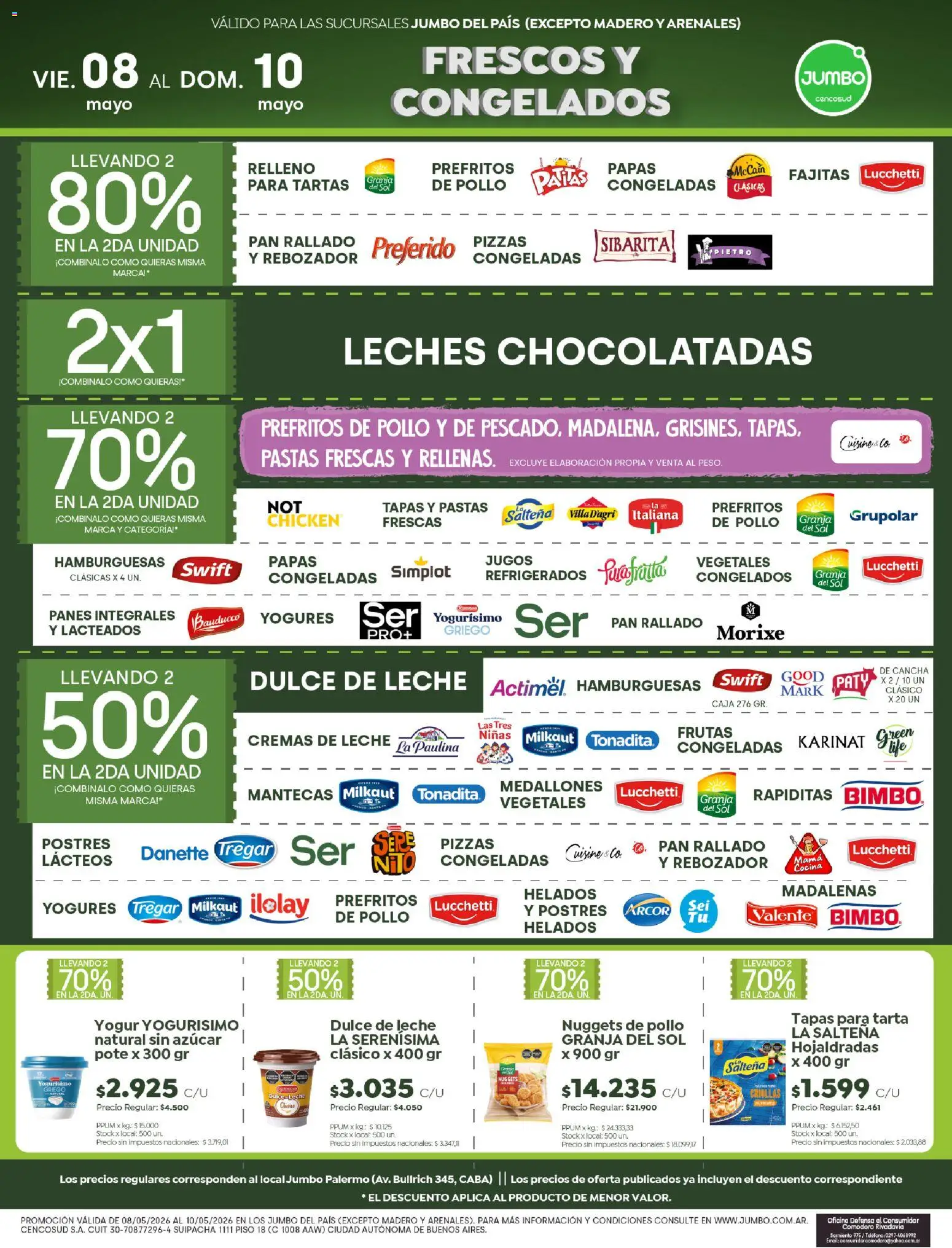 Jumbo - Ofertas | Córdoba │ válido desde el 08.05.2026 | Página: 4 | Productos: Teléfono, Pollo, Dulce de leche, Pan