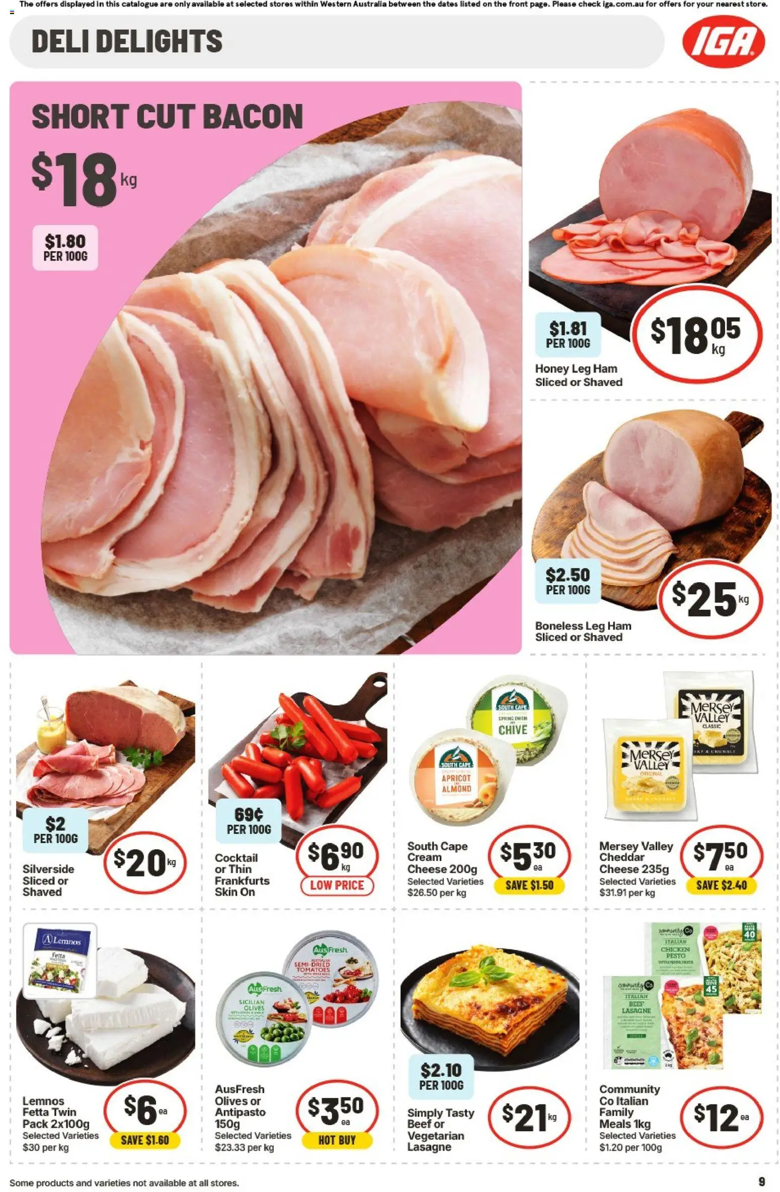 IGA catalogue - valid from 02/09/2026 | Page: 10 | Products: Bacon, Beef, Cocktail, Pesto