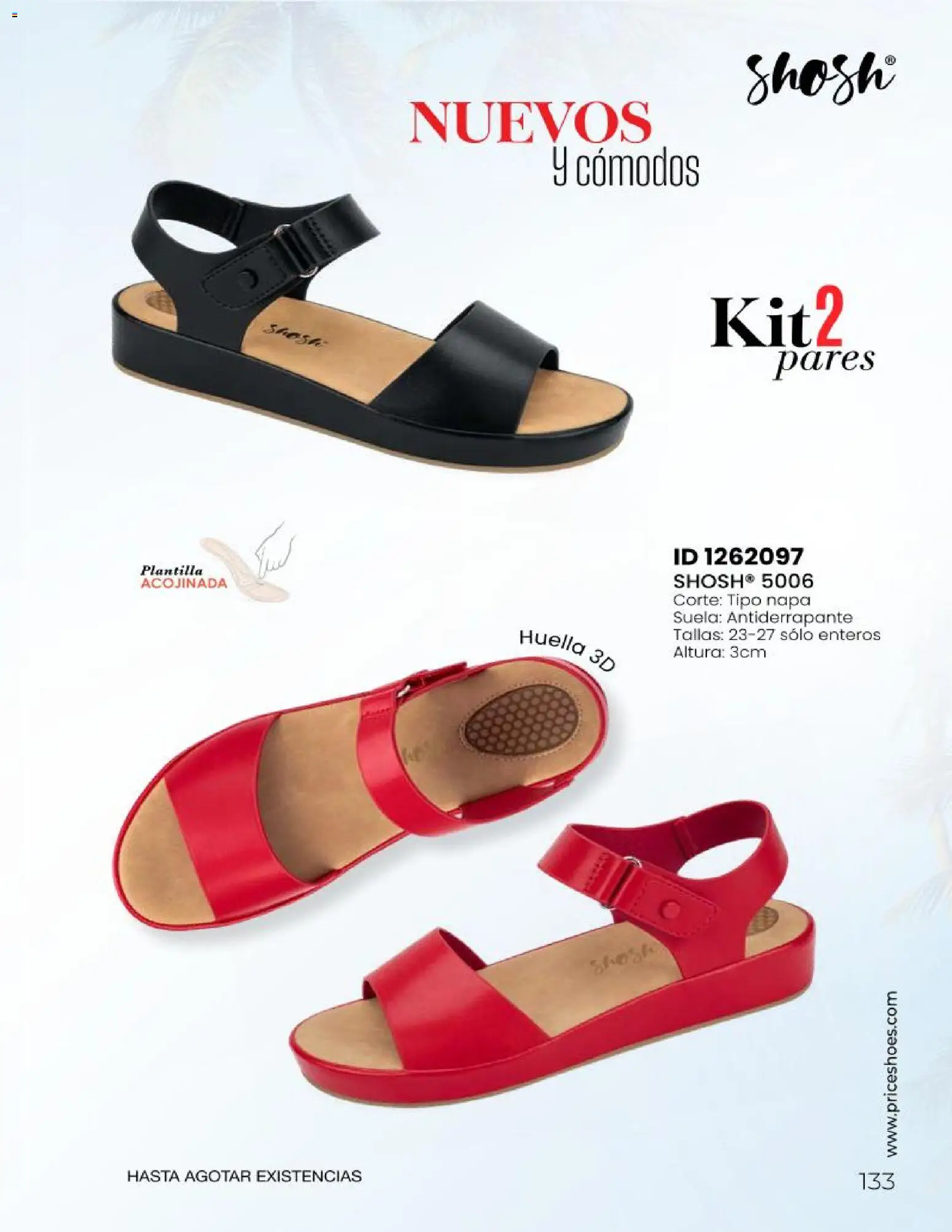 Nuevas ofertas de Price Shoes válidas en toda la República Mexicana desde el 23/06/2026. ¡Encuentra las mejores ofertas en Price Shoes catálogo Sandalias 2026! | Página: 133