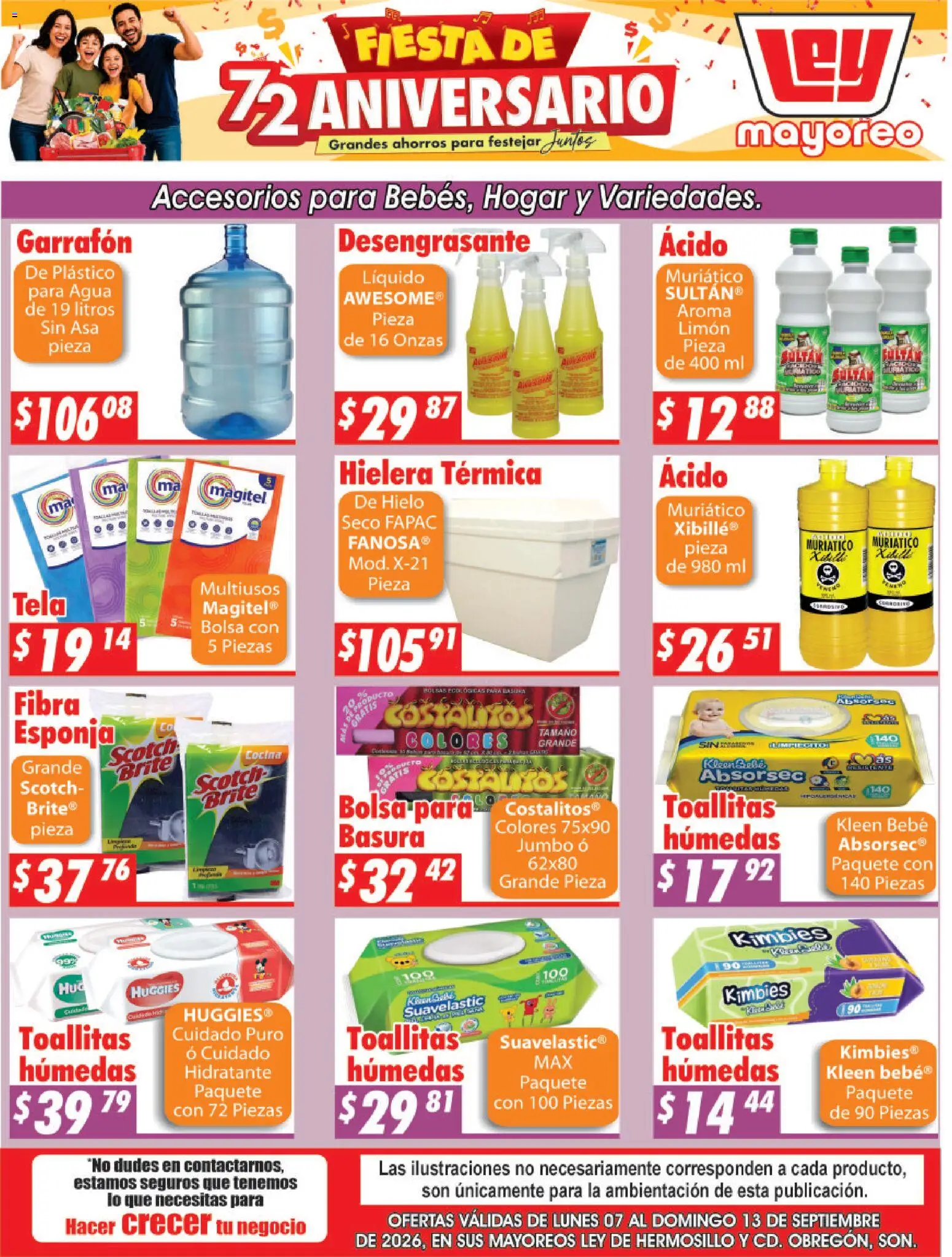 Nuevas ofertas de Casa Ley válidas en toda la República Mexicana desde el 07/09/2026. ¡Encuentra las mejores ofertas en Casa Ley folleto Hermosillo! | Página: 1