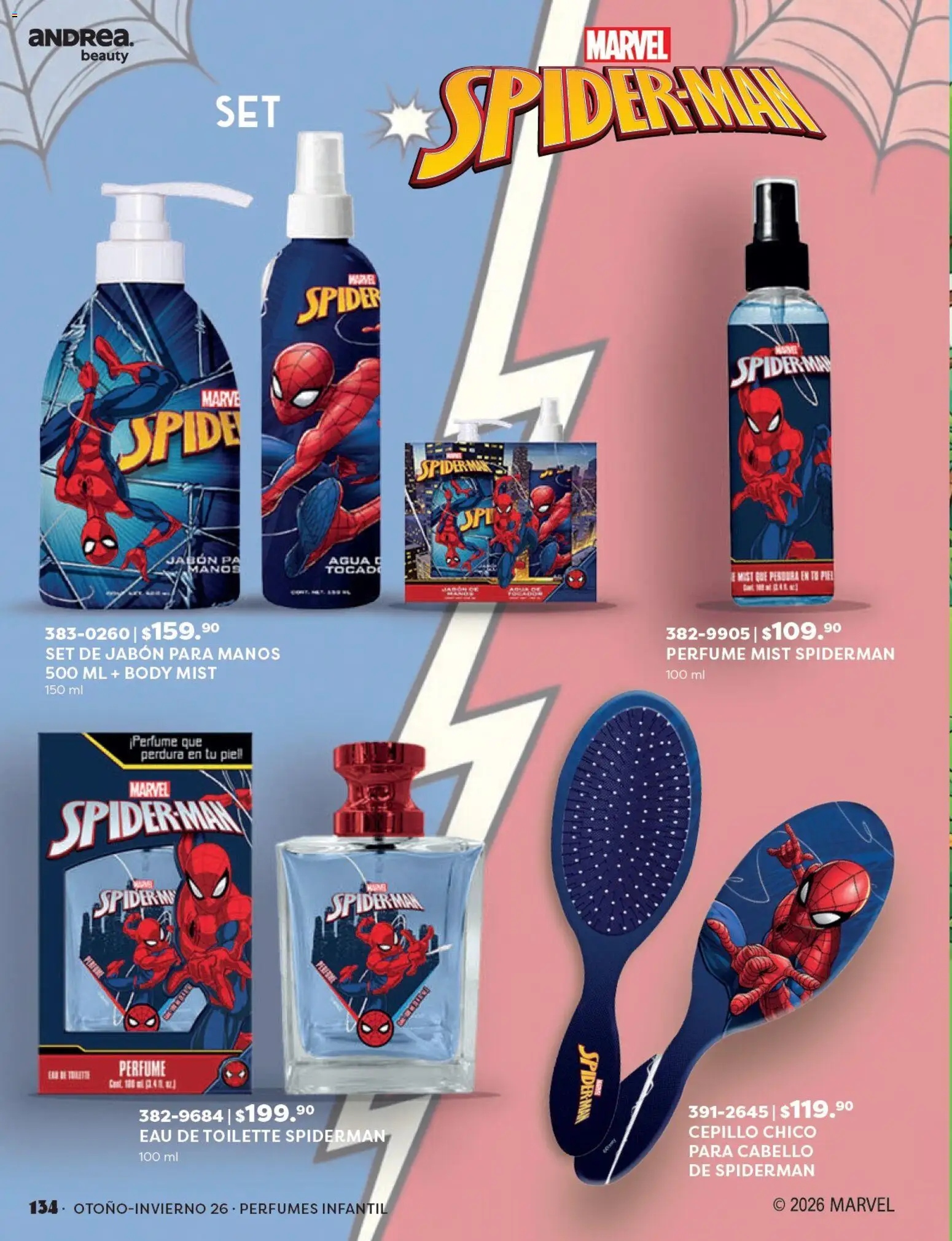 Nuevas ofertas de Andrea válidas en toda la República Mexicana desde el 23/08/2026. ¡Encuentra las mejores ofertas en Andrea catálogo Beauty! | Página: 134 | Productos: Cepillo, Agua, Body, Eau de toilette