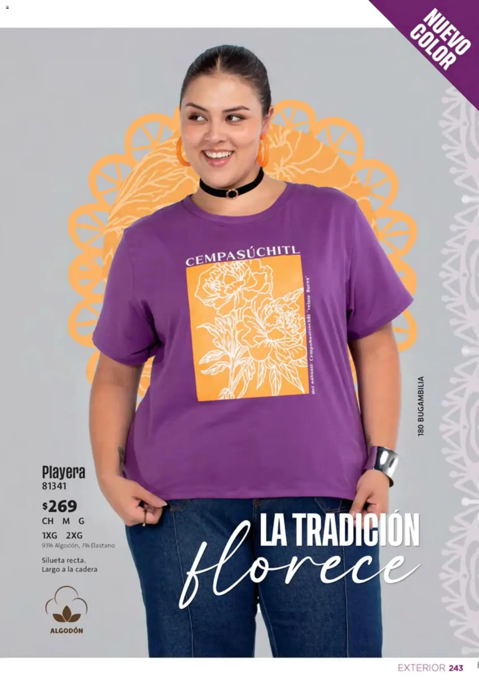 Nuevas ofertas de Ilusión válidas en toda la República Mexicana desde el 01/10/2026. ¡Encuentra las mejores ofertas en Ilusión catálogo Invierno! | Página: 245 | Productos: Flores, Algodón, Playera