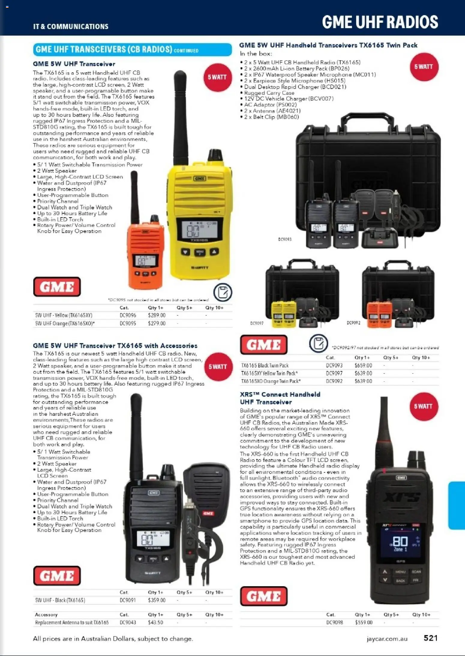 Jaycar catalogue - valid from 31/08/2026 | Page: 518 | Products: Battery, Belt, Microphone, Speaker