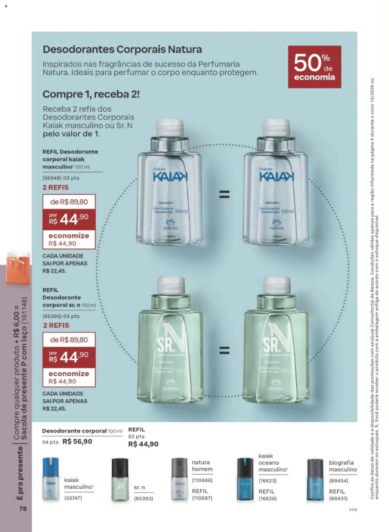 Natura Folheto - válido de 22/06/2026 | Página: 78 | Produtos: Desodorante