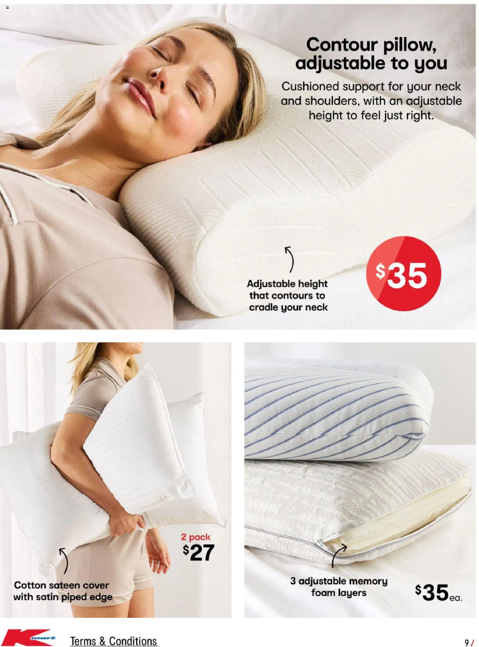 Kmart catalogue - valid from 27/08/2026 | Page: 9 | Products: Contour, Foam