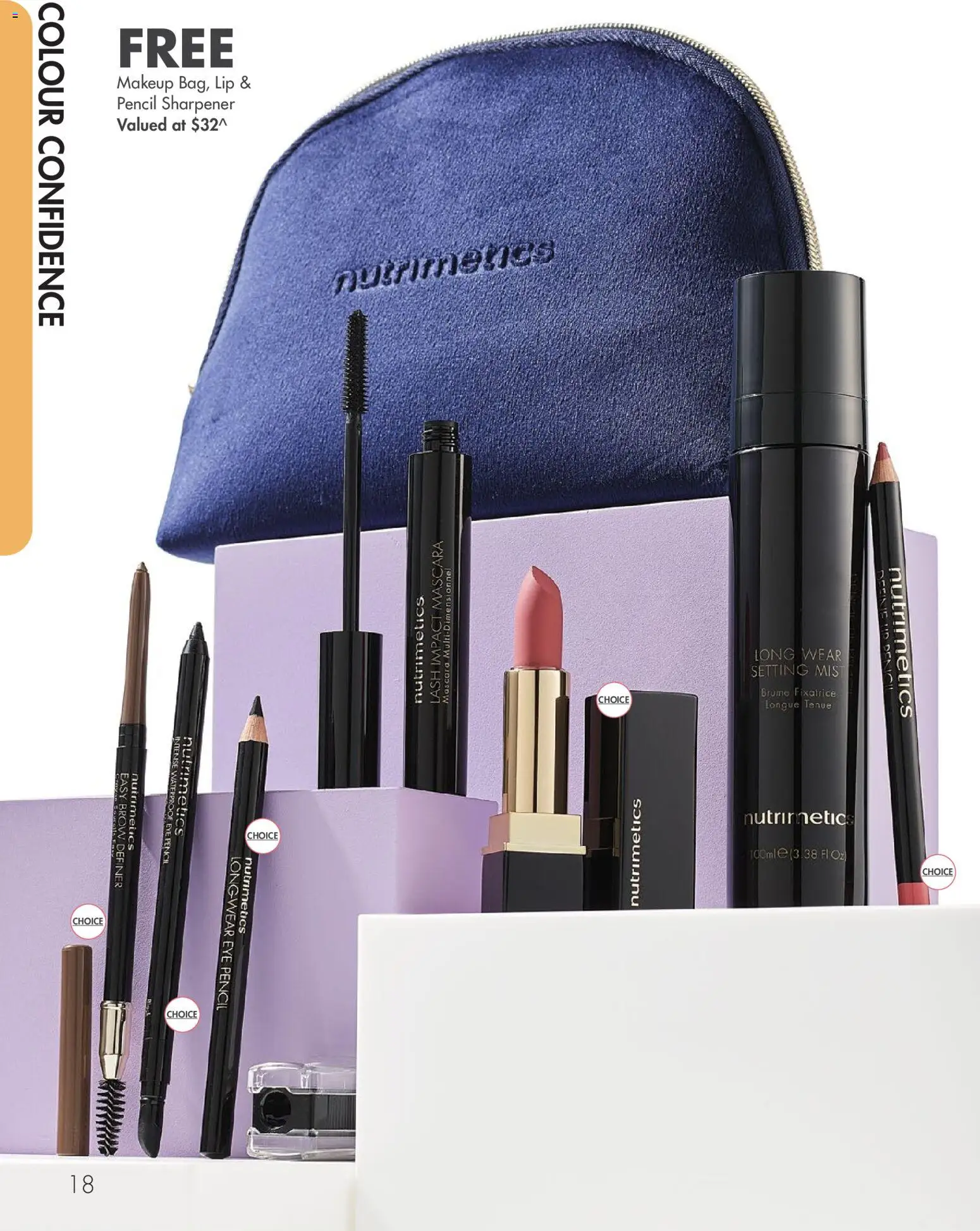 Nutrimetics catalogue - valid from 01/01/2026 | Page: 18 | Products: Mascara, Eye pencil, Makeup, Pencil