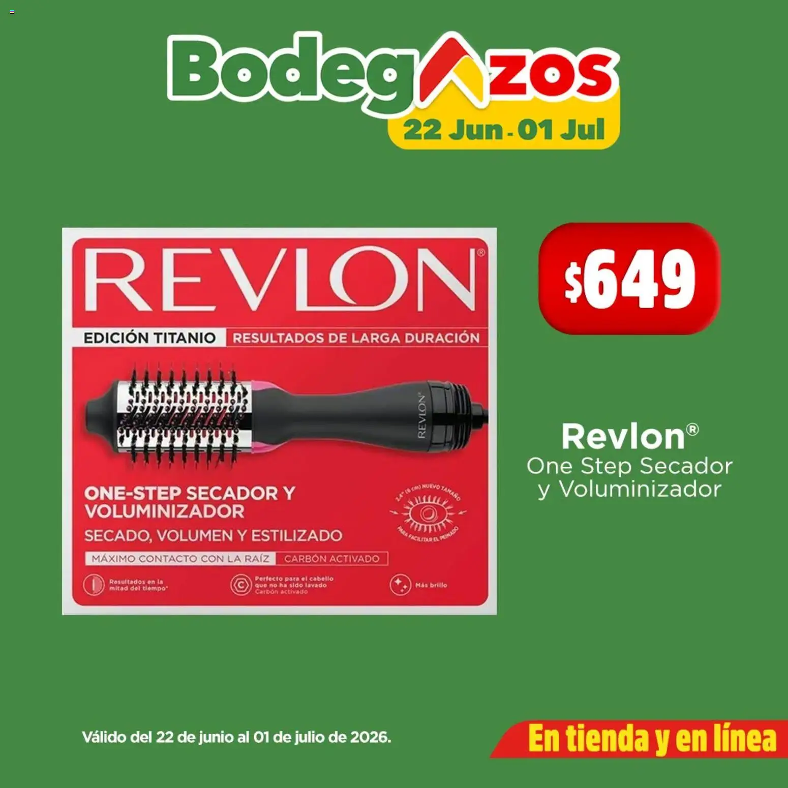 Nuevas ofertas de Bodega Aurrerá válidas en toda la República Mexicana desde el 22/06/2026. ¡Encuentra las mejores ofertas en Bodega Aurrerá folleto Tu rutina de belleza! | Página: 3 | Productos: Brillo