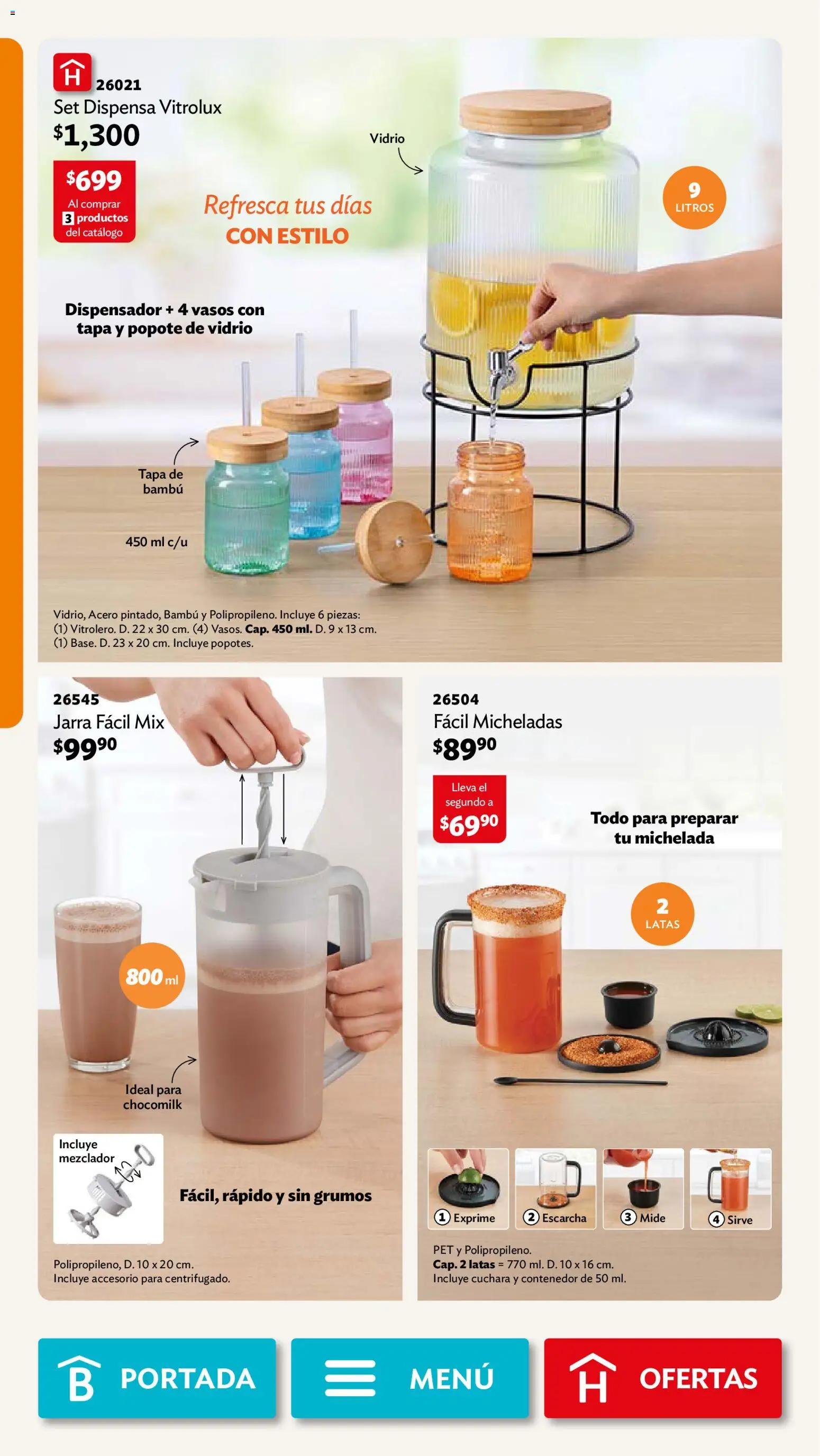 Nuevas ofertas de Betterware válidas en toda la República Mexicana desde el 28/09/2026. ¡Encuentra las mejores ofertas en Betterware campaña 10 2026! | Página: 38
