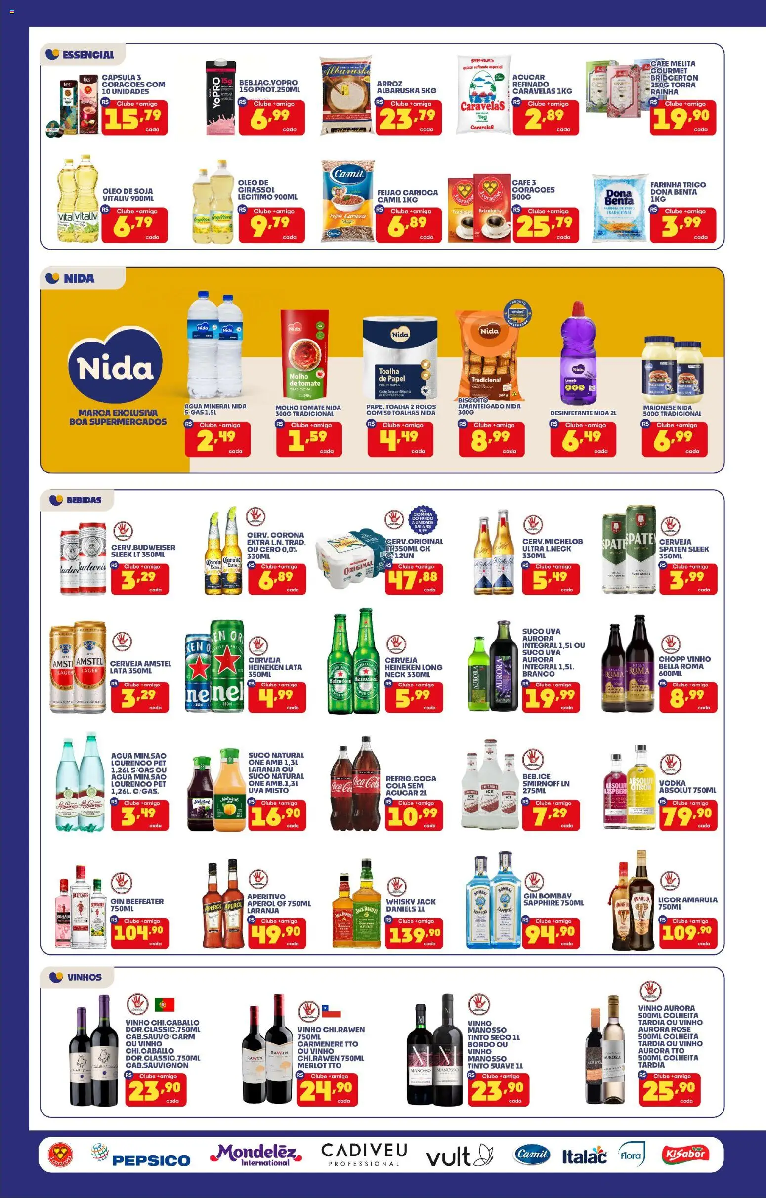 Boa Supermercados Folheto - válido de 08.05.2026 | Página: 2 | Produtos: Papel toalha, Café, Heineken, Água mineral