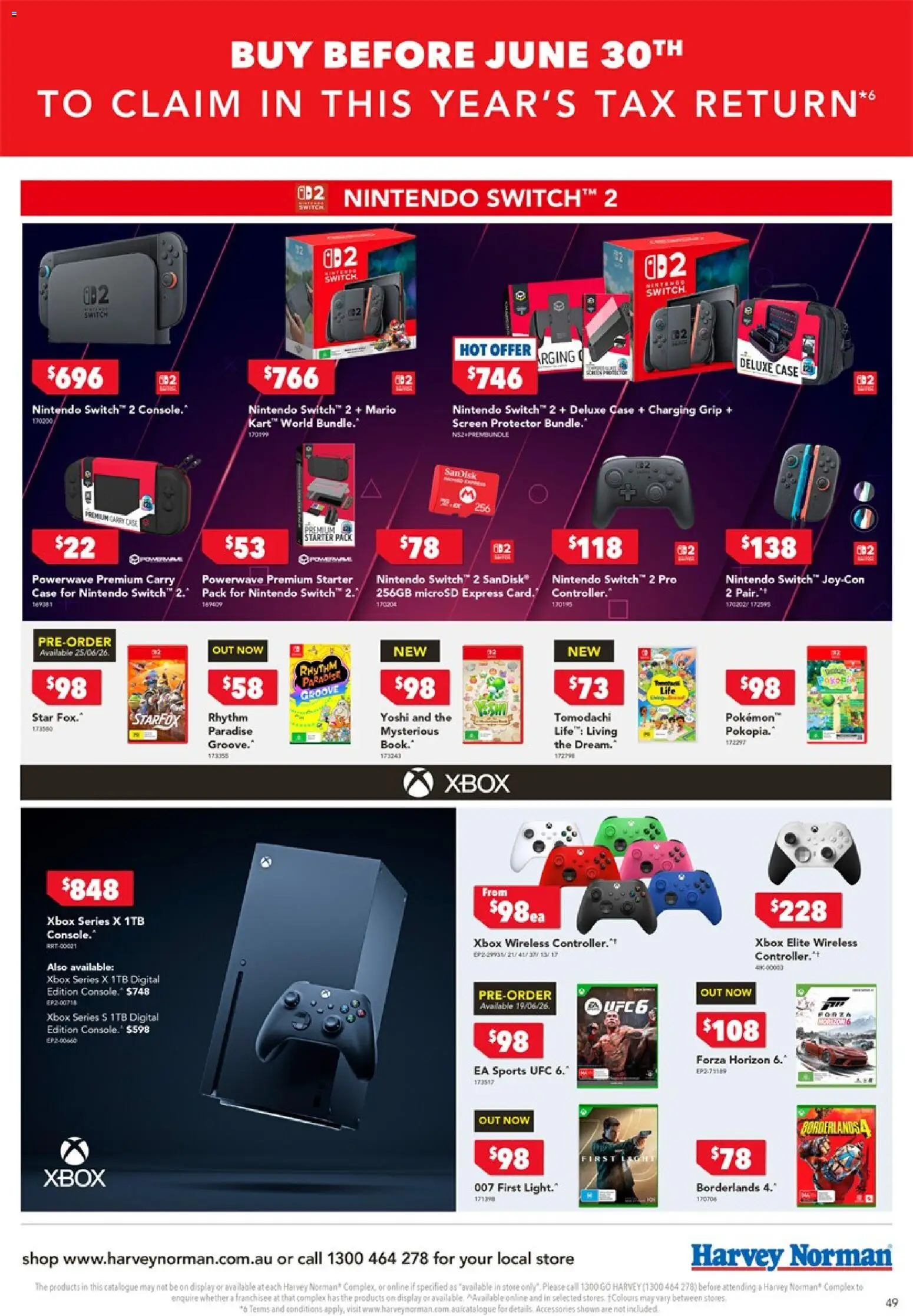Harvey Norman catalogue - valid from 05.06.2026 | Page: 49 | Products: Accessories, Digital, Xbox, Screen