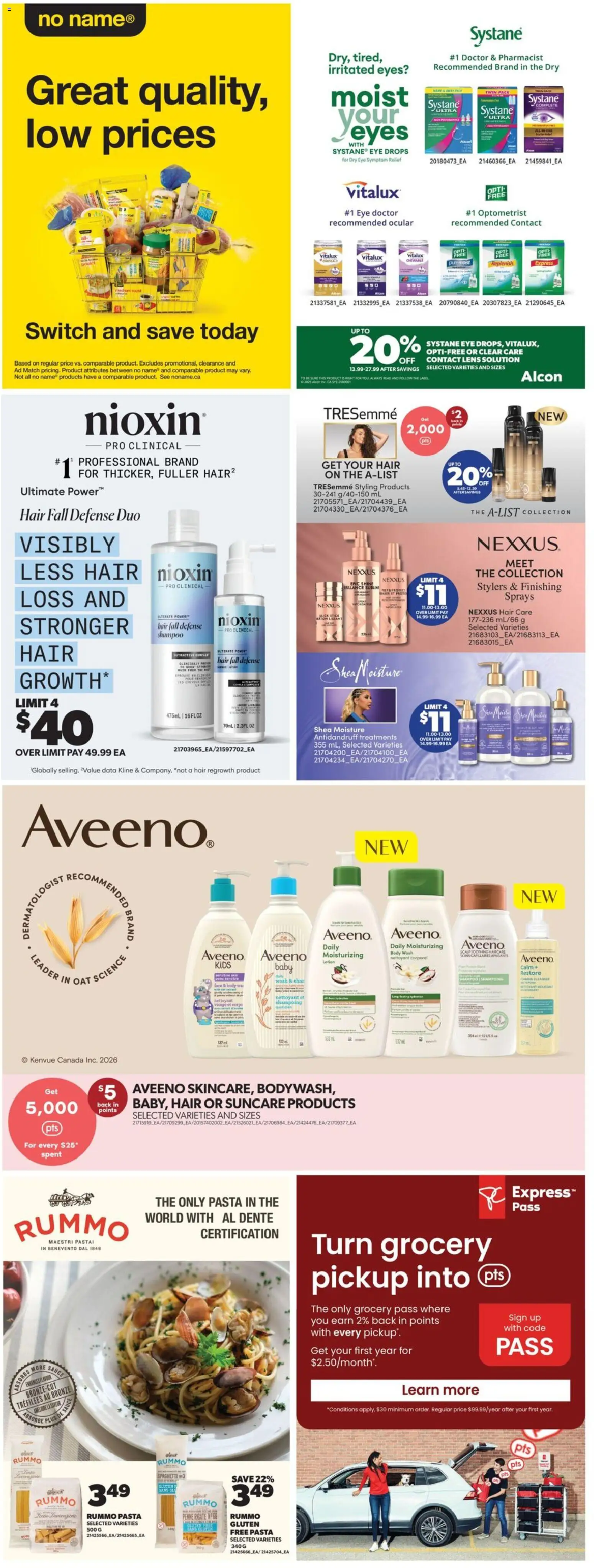 Real Canadian Superstore flyer valid from 28.05.2026 | Page: 44 | Products: Pasta, Shampoo, Body wash