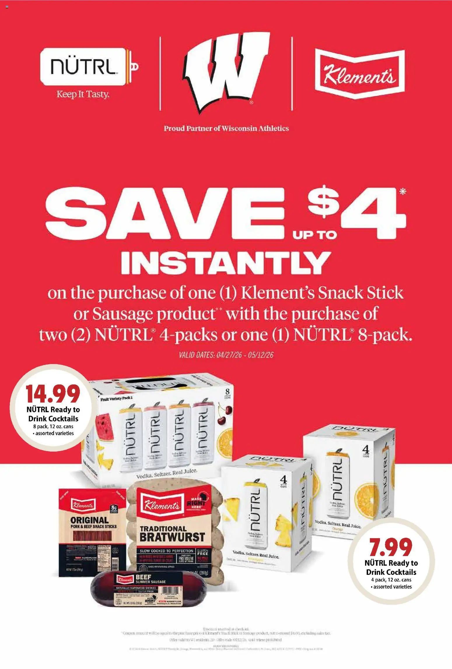 Festival Foods Weekly Ad - valid from 06.05.2026 | Page: 11 | Products: Juice, Pork, Beef, Sausage