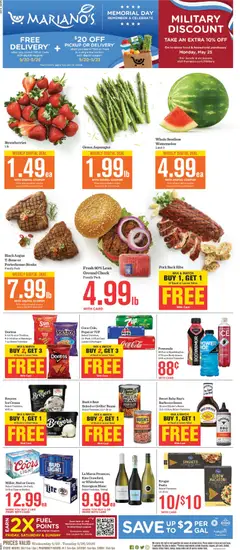 Preview of Mariano's weekly ads valid from 20.05.2026