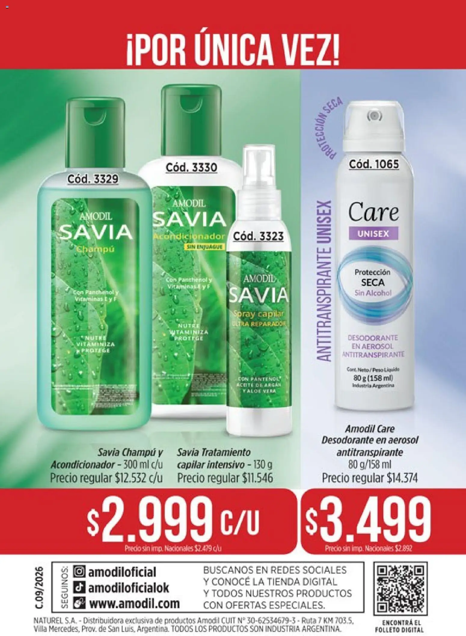 Catálogo Amodil Campaña 9 │ válido desde el 05.05.2026 | Página: 164 | Productos: Vitaminas, Peso, Champú, Antitranspirante