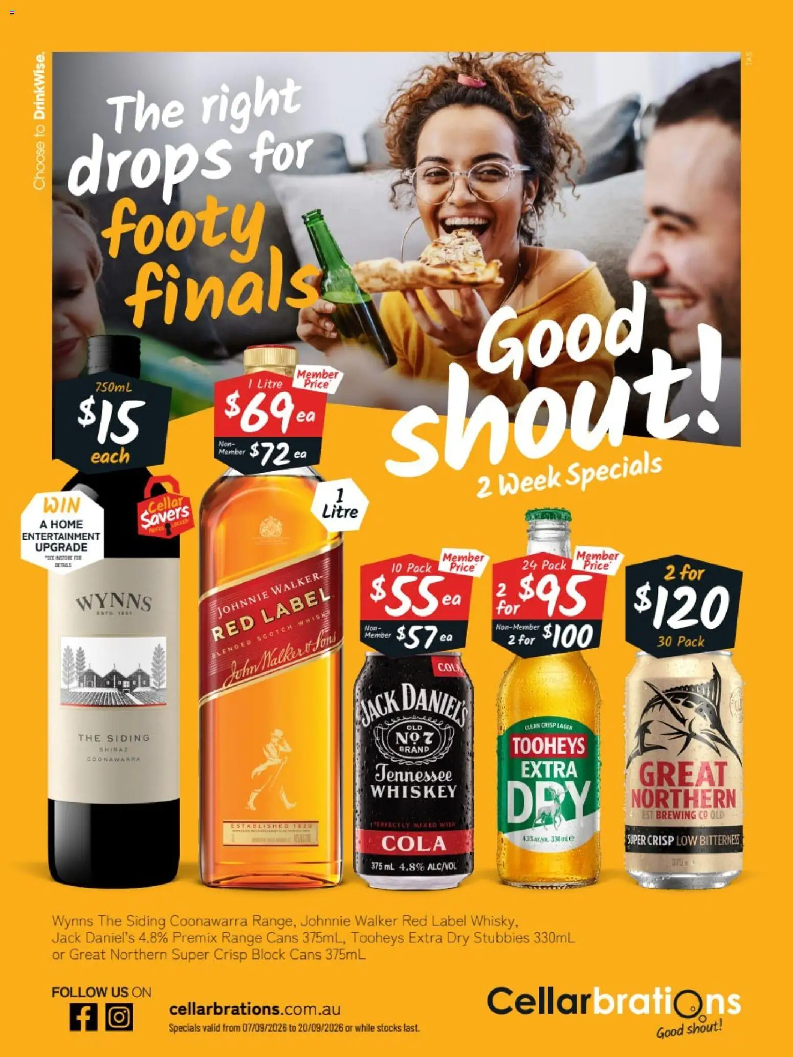 Cellarbrations catalogue - valid from 07/09/2026 | Page: 1 | Products: Scotch whisky, Whiskey, Scotch, Jack Daniel’s