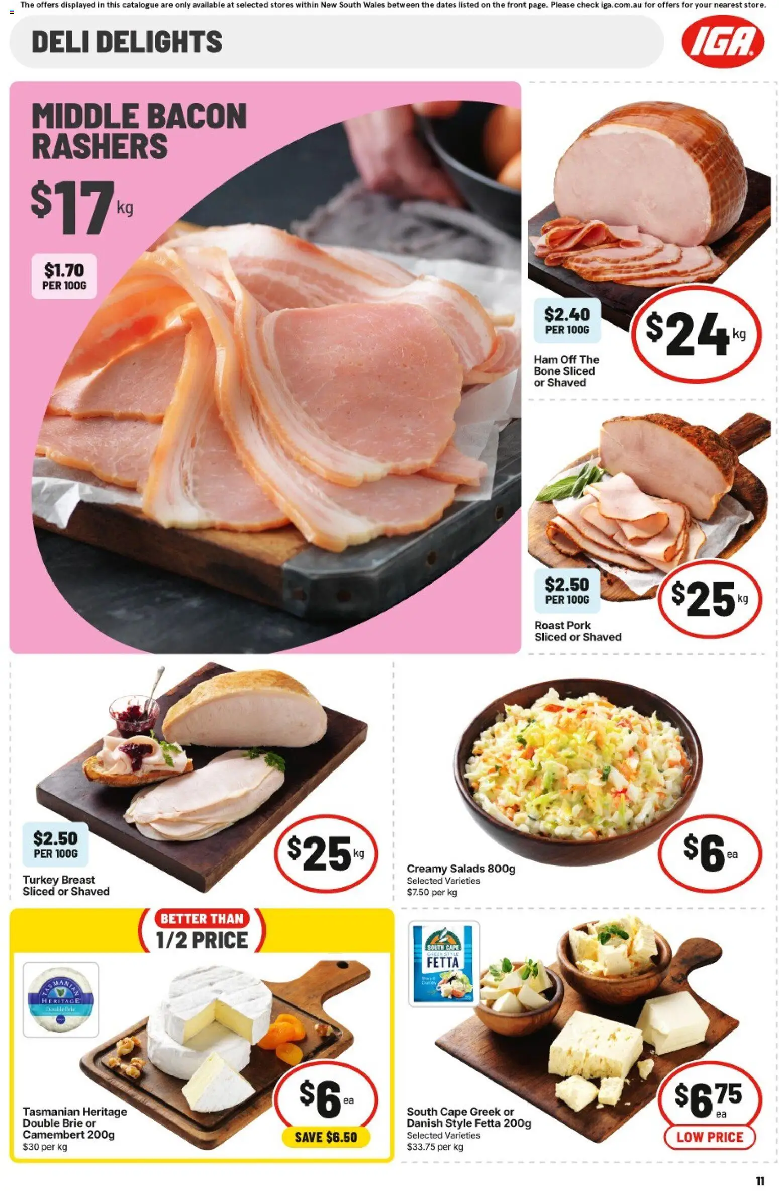 IGA catalogue - valid from 16/09/2026 | Page: 12 | Products: Ham, Camembert, Turkey, Roast