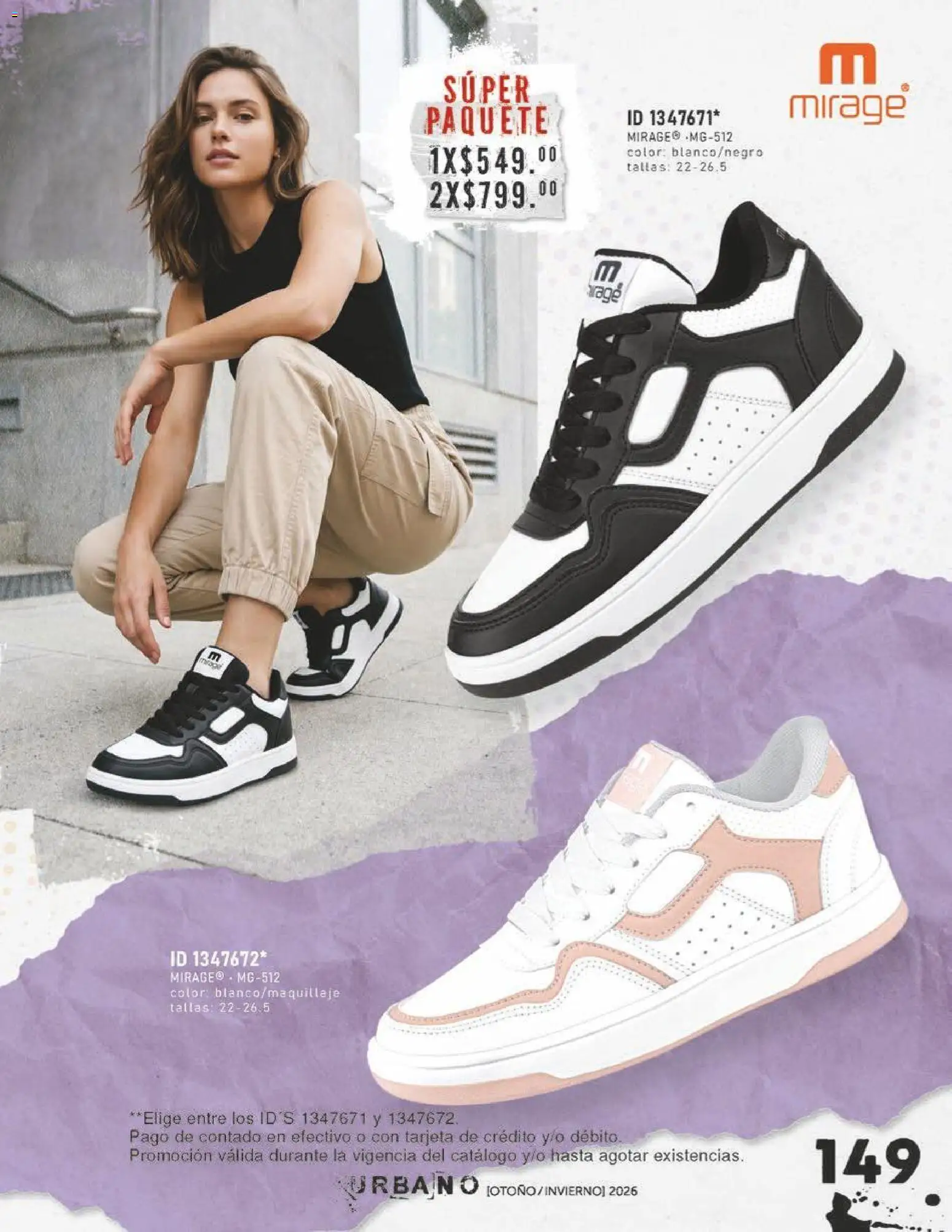 Nuevas ofertas de Price Shoes válidas en toda la República Mexicana desde el 31/07/2026. ¡Encuentra las mejores ofertas en Price Shoes catálogo Urbano! | Página: 149