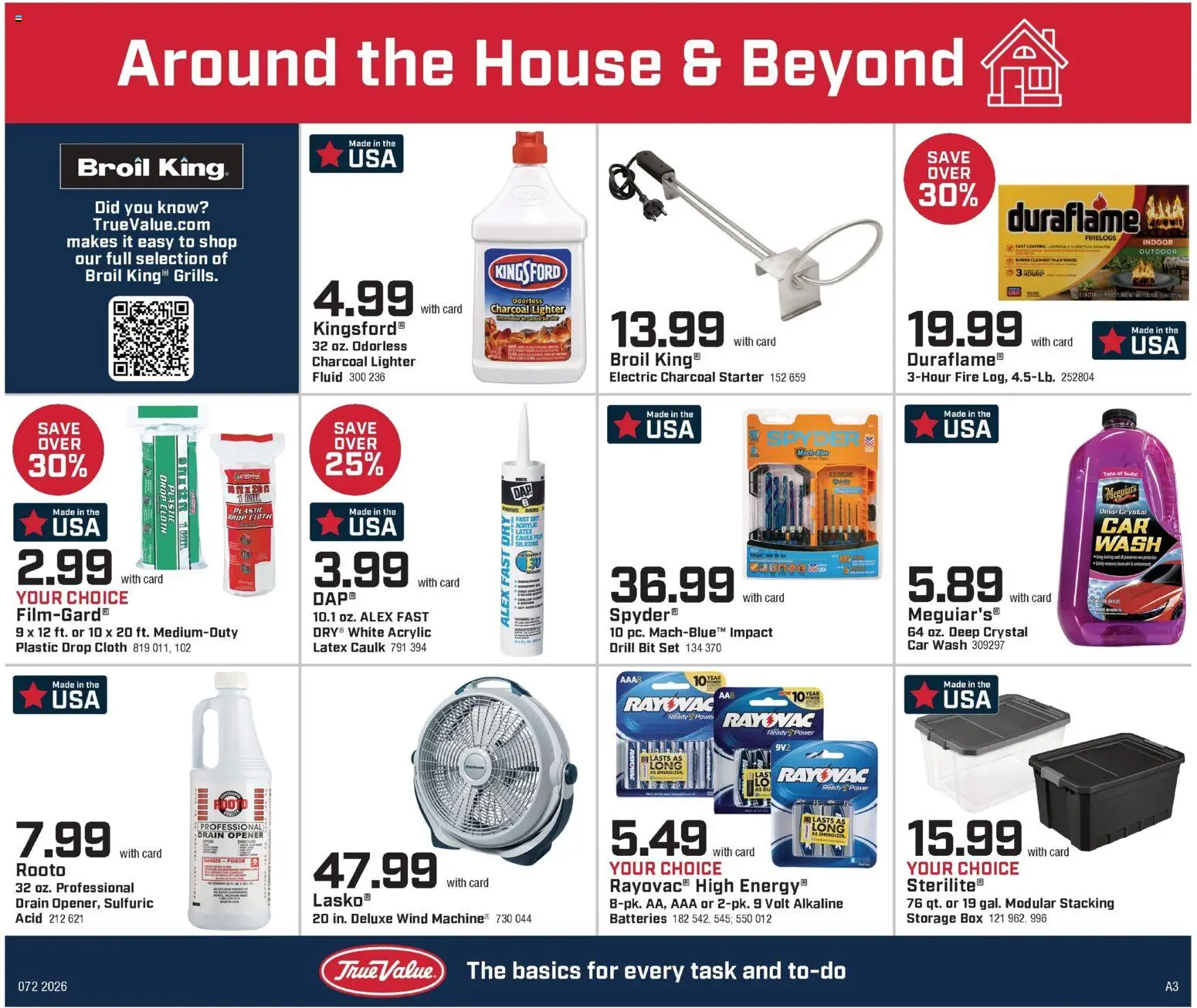 Family Fare True Value Ad - valid from 06/28/2026 | Page: 3 | Products: Box, Acrylic, Drill Bit, Starter