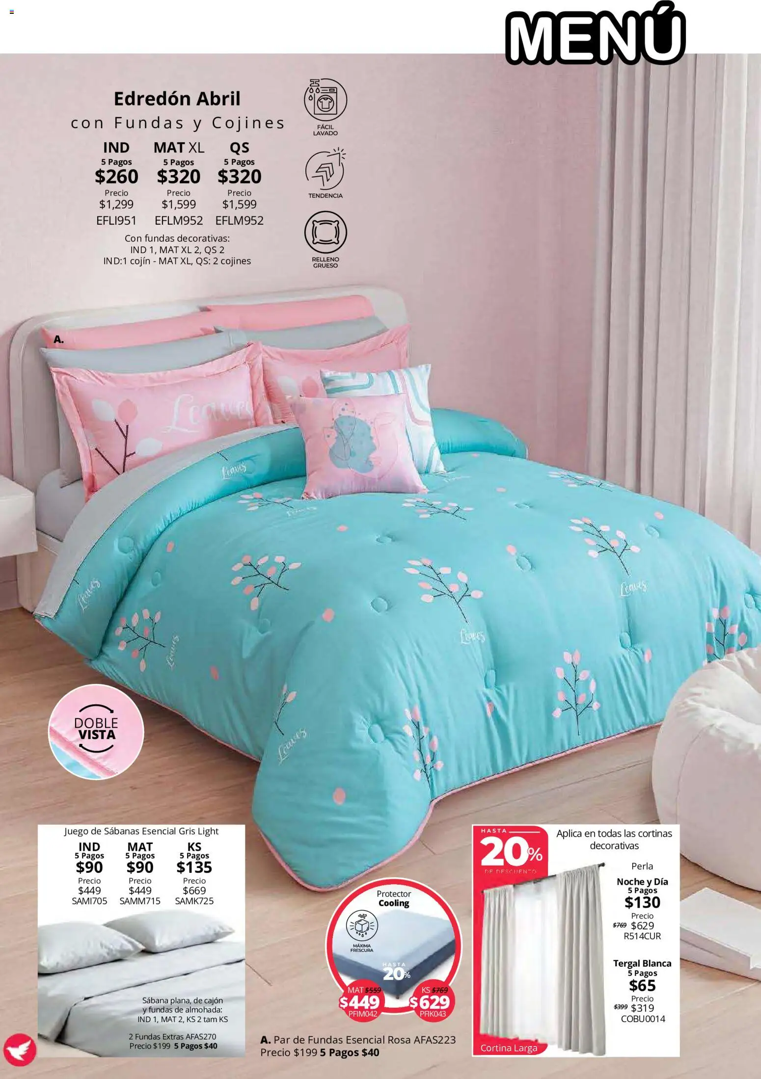 Nuevas ofertas de Colchas Concord válidas en toda la República Mexicana desde el 15/10/2026. ¡Encuentra las mejores ofertas en Colchas Concord catálogo! | Página: 6