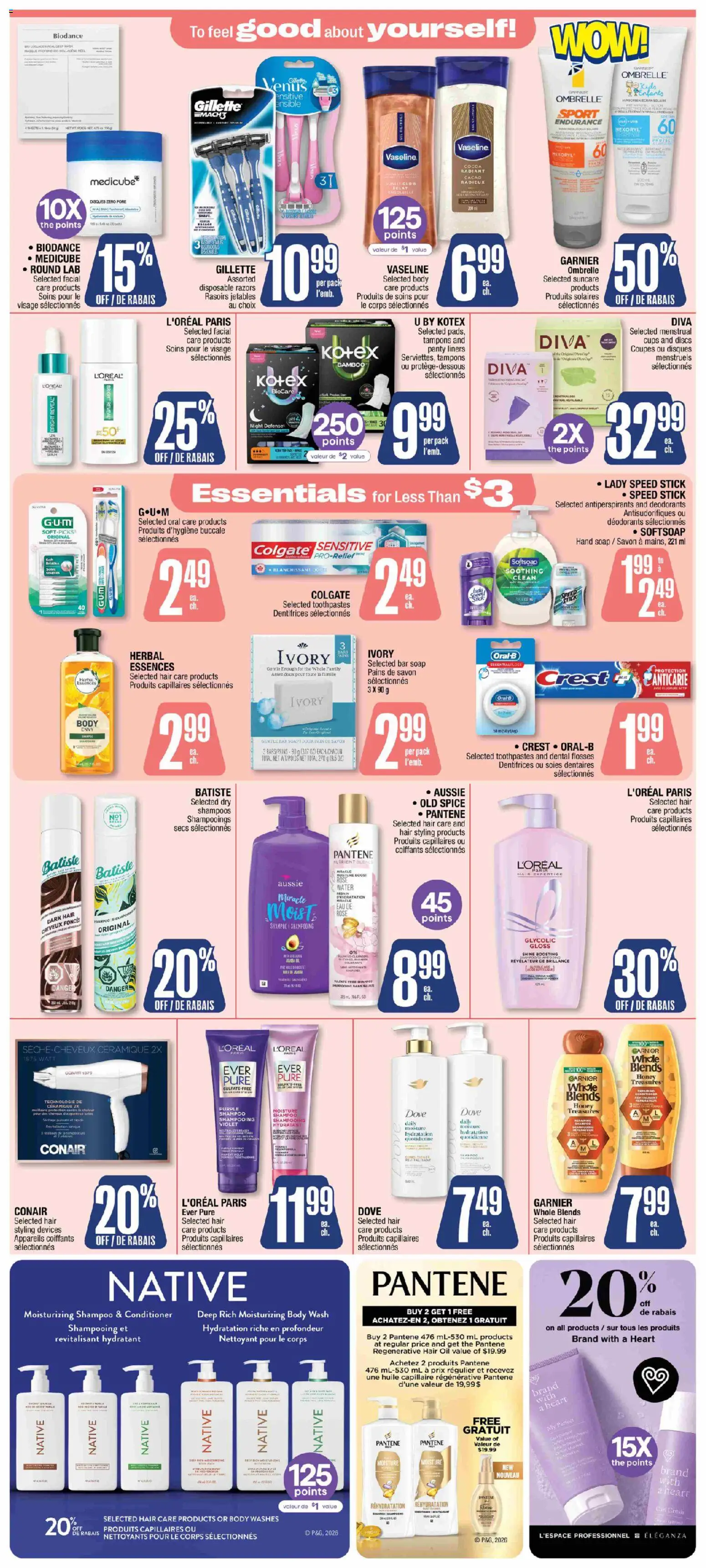 Jean Coutu flyer valid from Sep 24, 2026 | Page: 5 | Products: Mask, Soap, Door, Oil