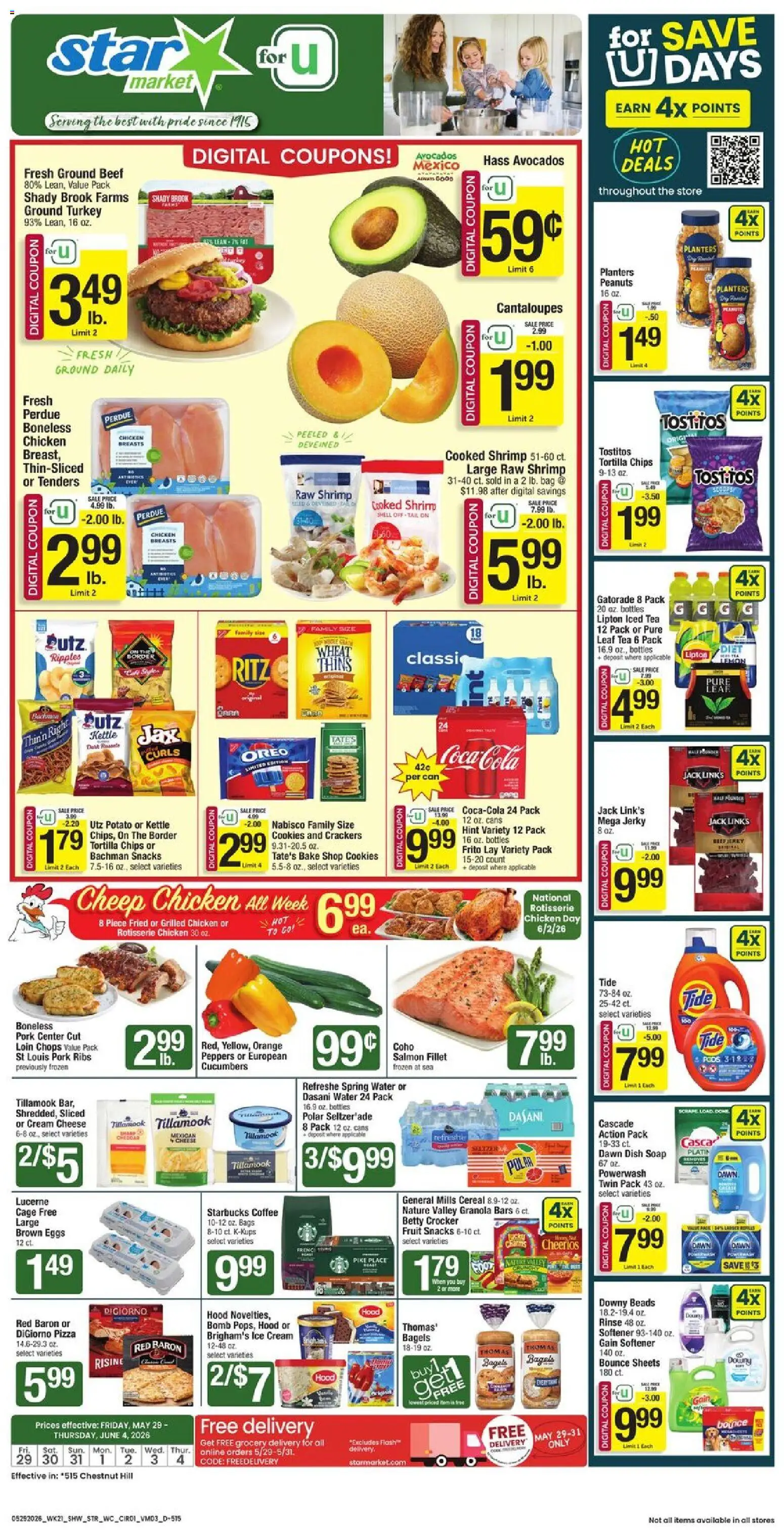 Star Market Weekly Ad - valid from 29.05.2026 | Page: 1 | Products: Pizza, Tea, Water, Kettle