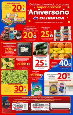 Olímpica catálogo Aniversario -  Vista previa de la revista de la tienda Olímpica valido desde el 12/08/2026