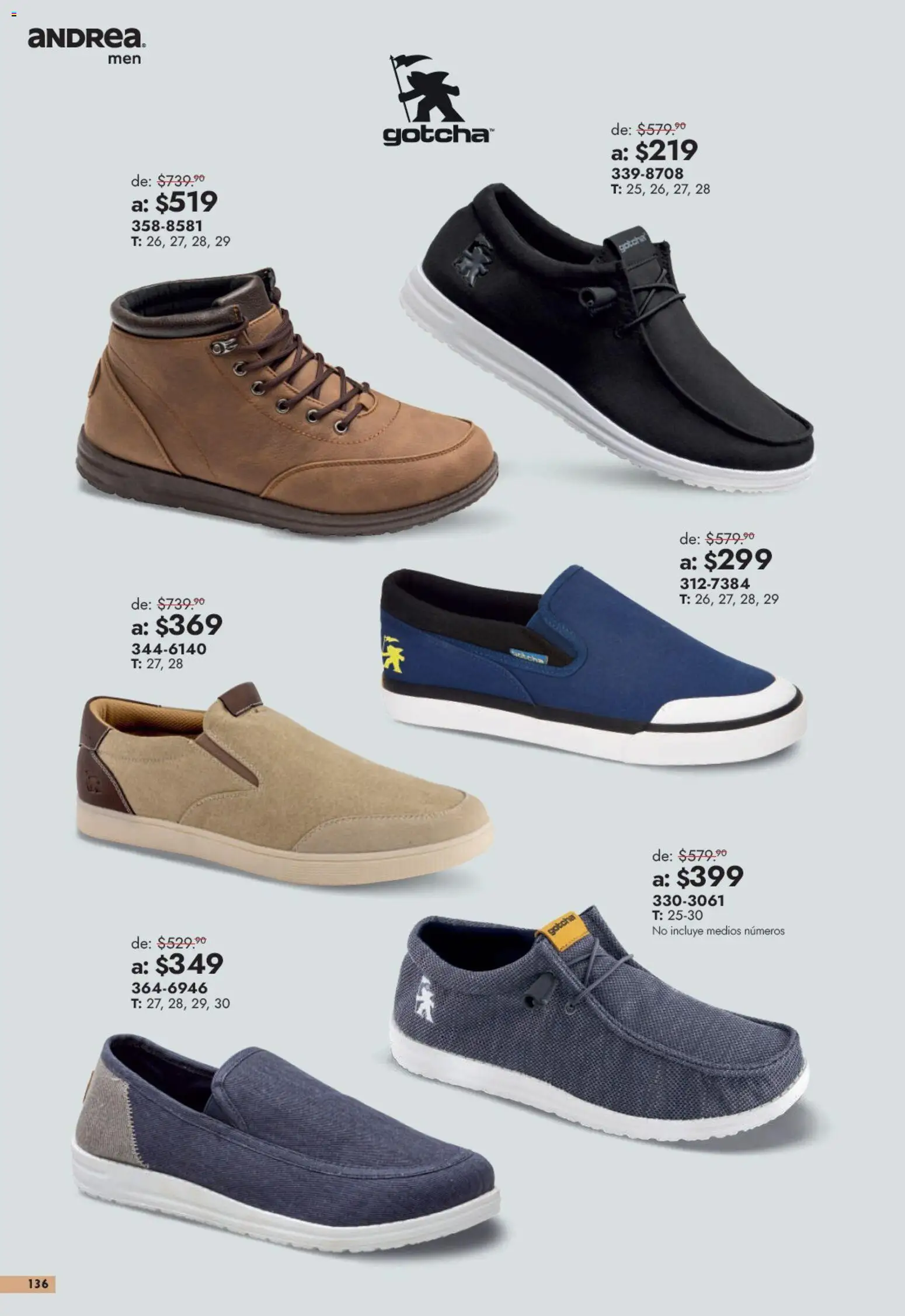 Nuevas ofertas de Andrea válidas en toda la República Mexicana desde el 13/09/2026. ¡Encuentra las mejores ofertas en Andrea catálogo Outlet! | Página: 136