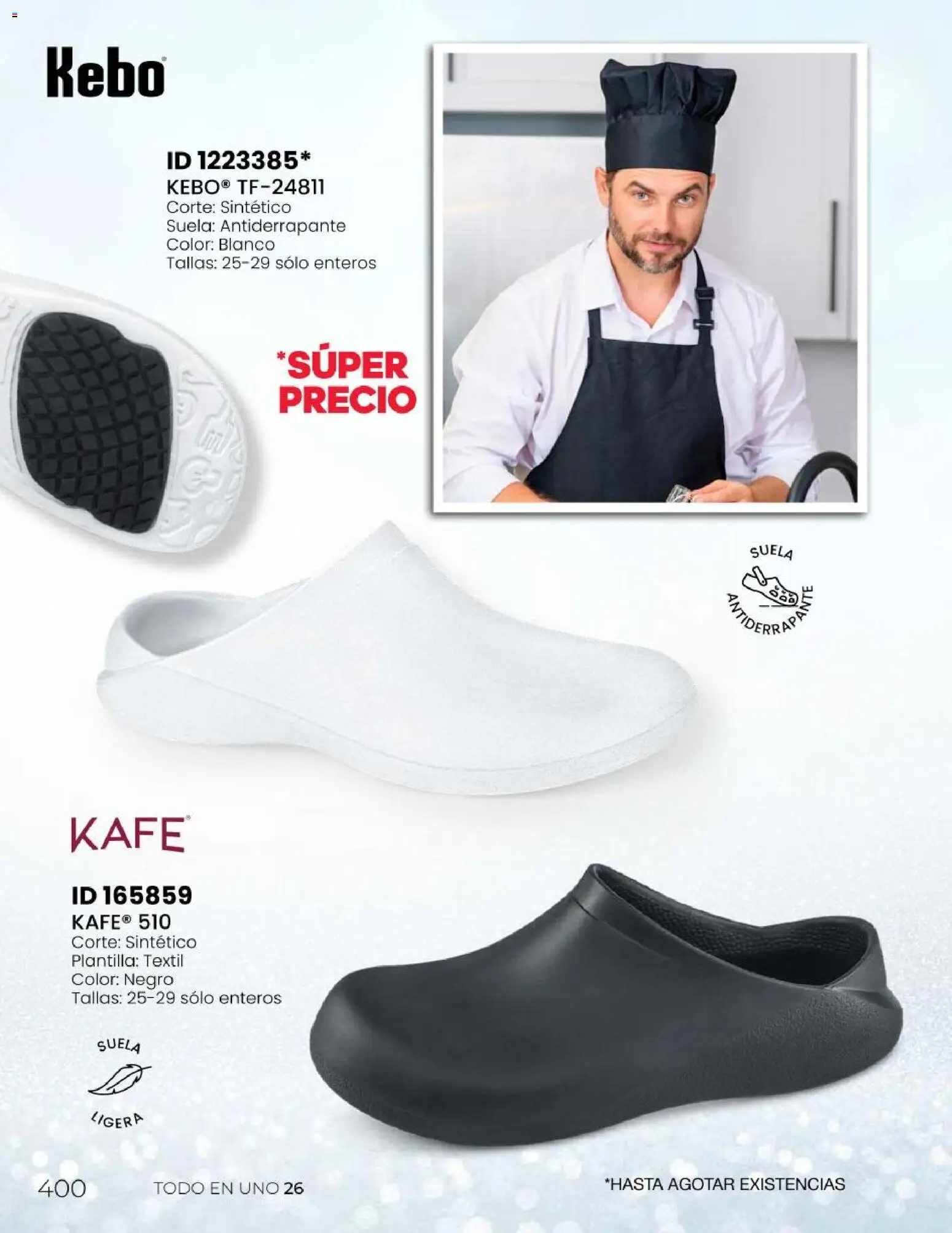 Nuevas ofertas de Price Shoes válidas en toda la República Mexicana desde el 06.05.2026. ¡Encuentra las mejores ofertas en Price Shoes catálogo Todo en uno! | Página: 400
