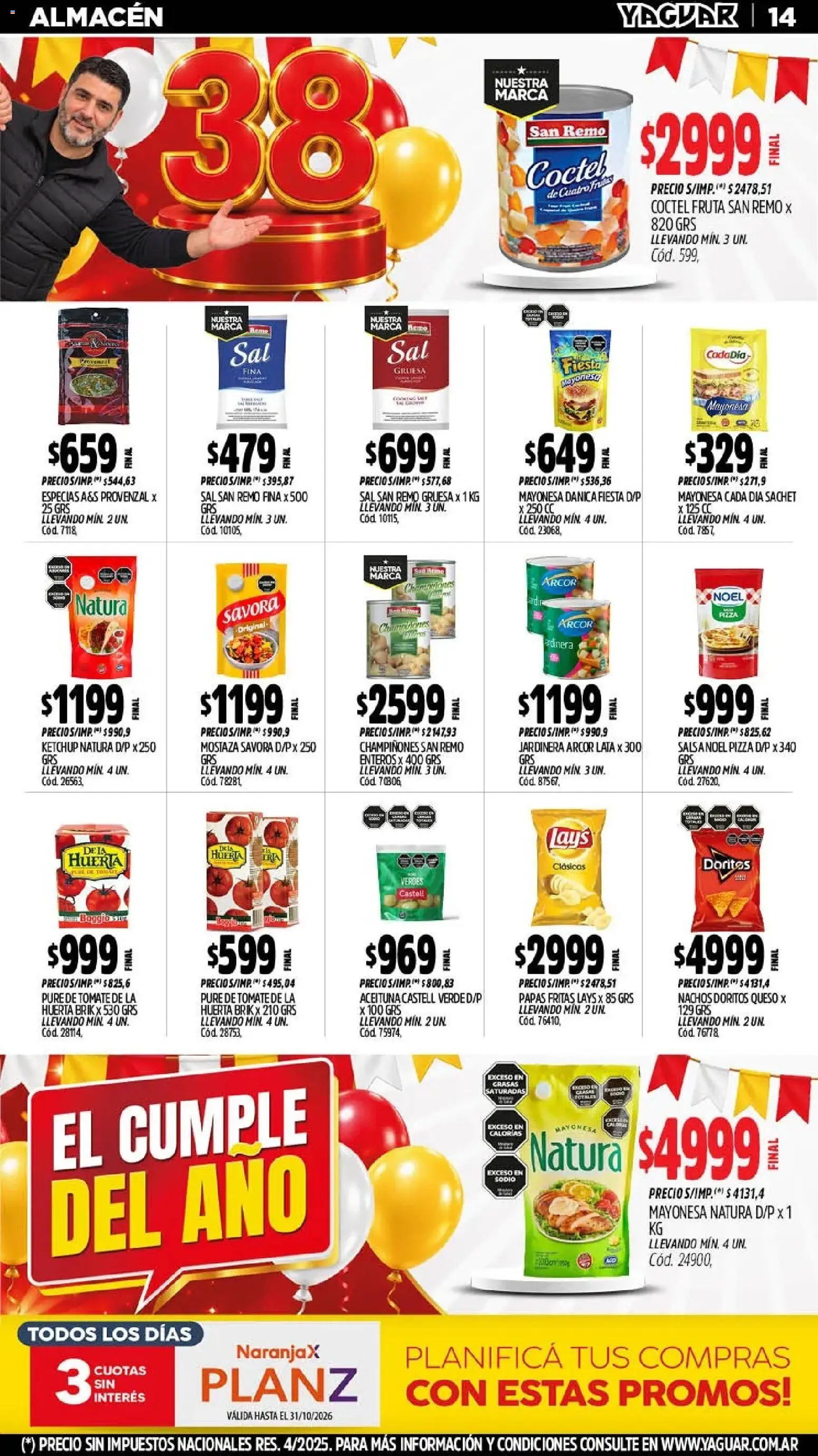 Yaguar - Oferta Semanal Misiones │ válido desde el 26/10/2026 | Página: 15