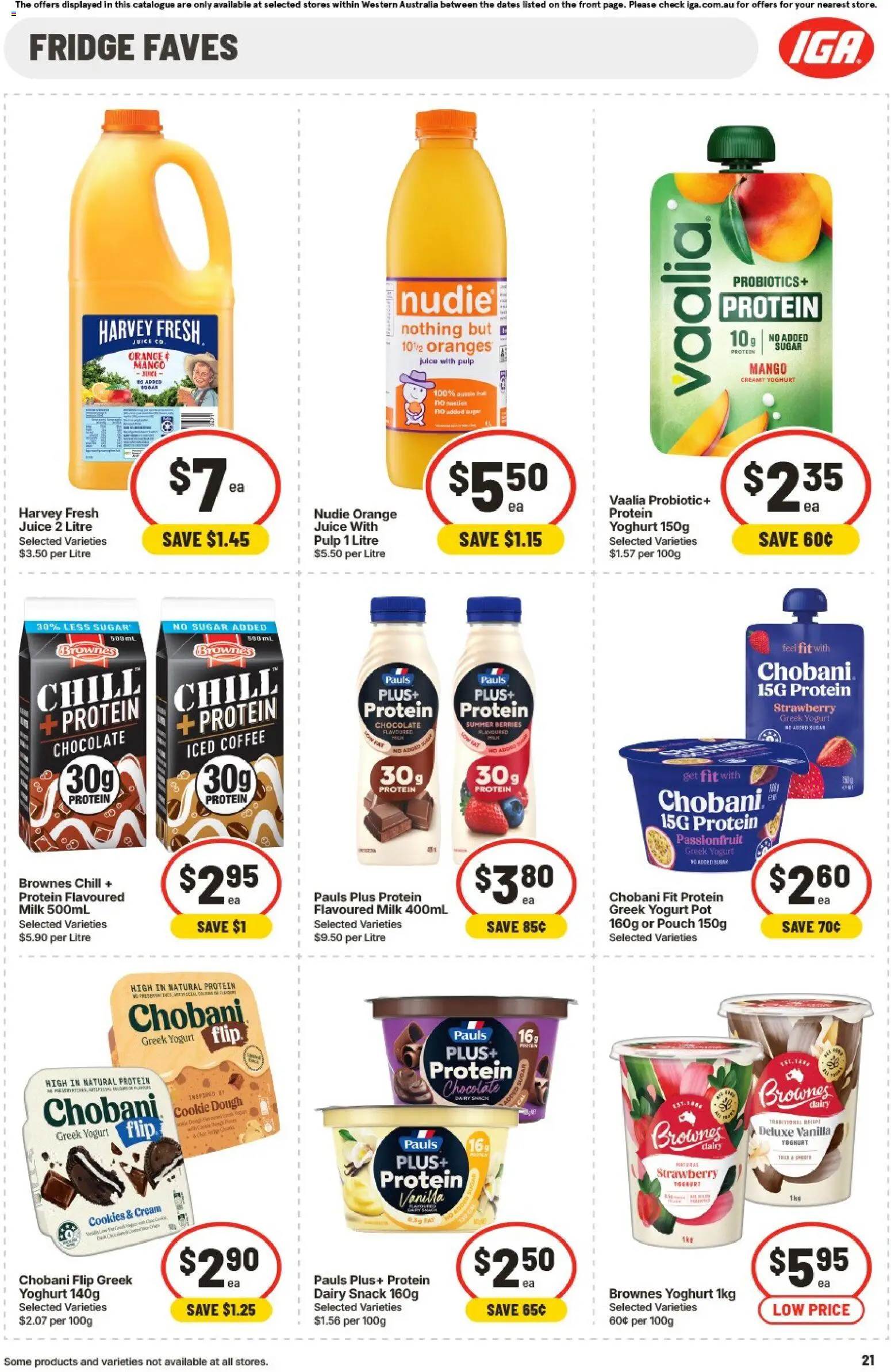 IGA catalogue - valid from 02/09/2026 | Page: 22 | Products: Milk, Protein, Yoghurt, Cookies