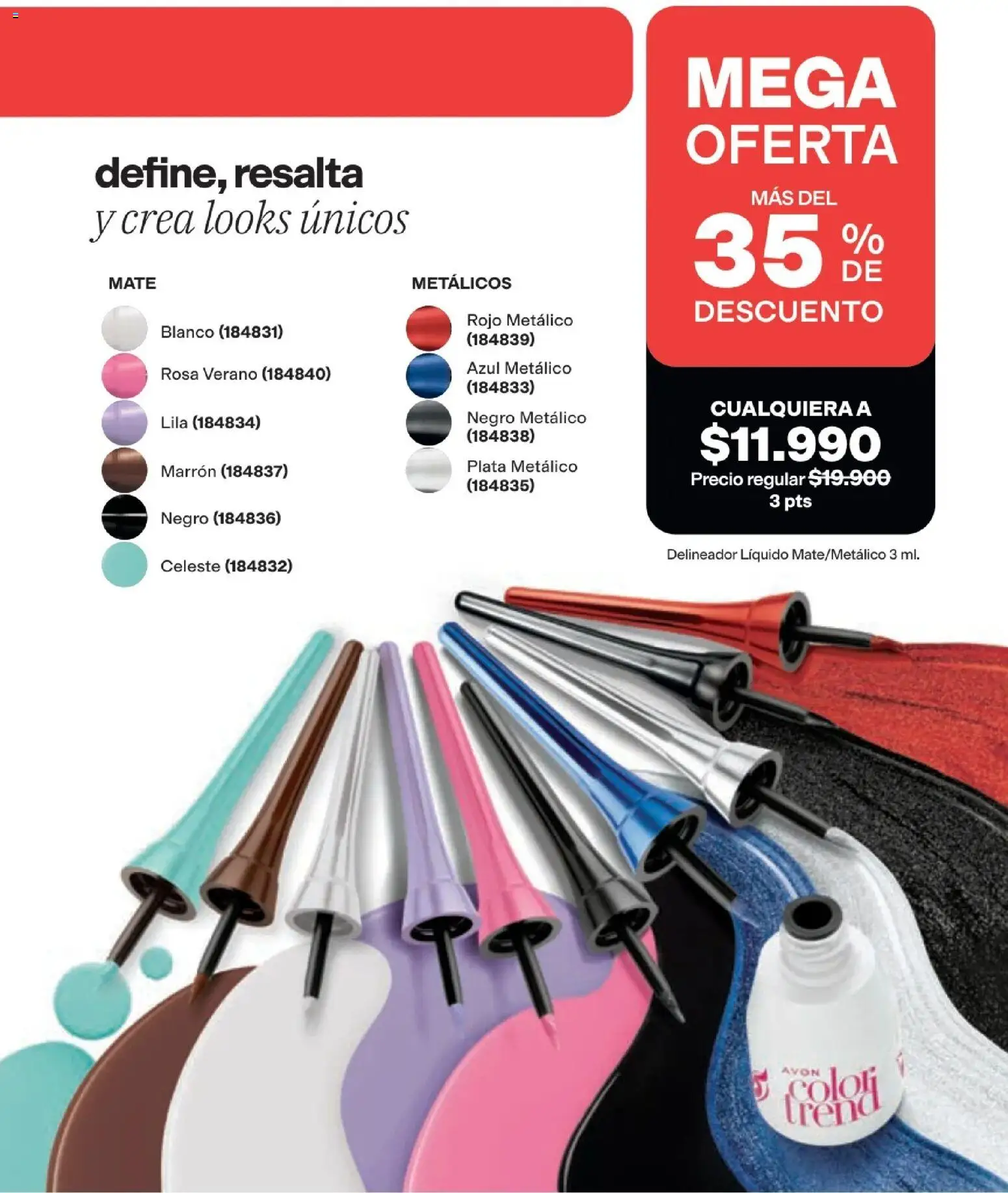 Avon revista - valida desde el 16/08/2026 | Página: 213 | Productos: Delineador