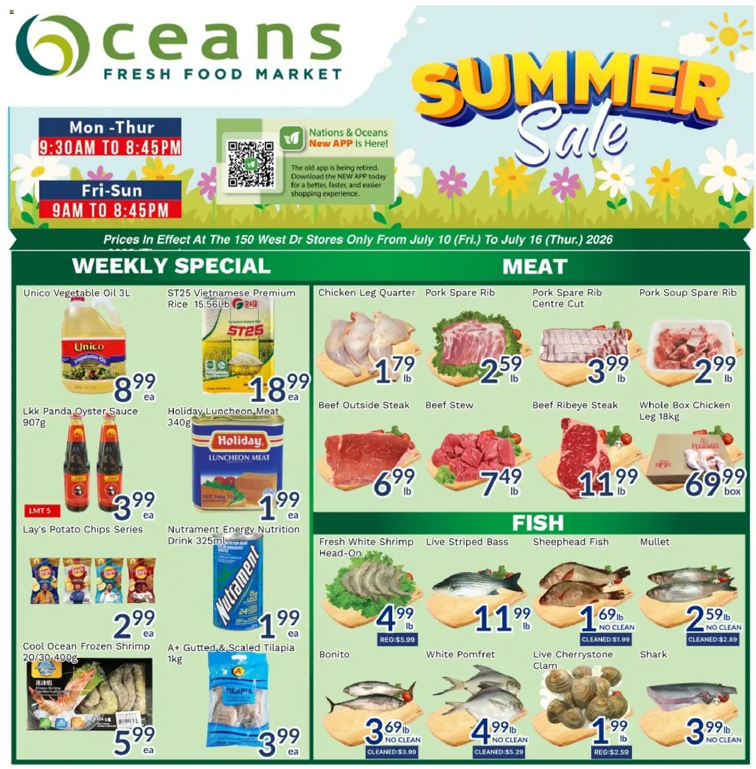 Oceans flyer valid from Jul 10, 2026 | Page: 1