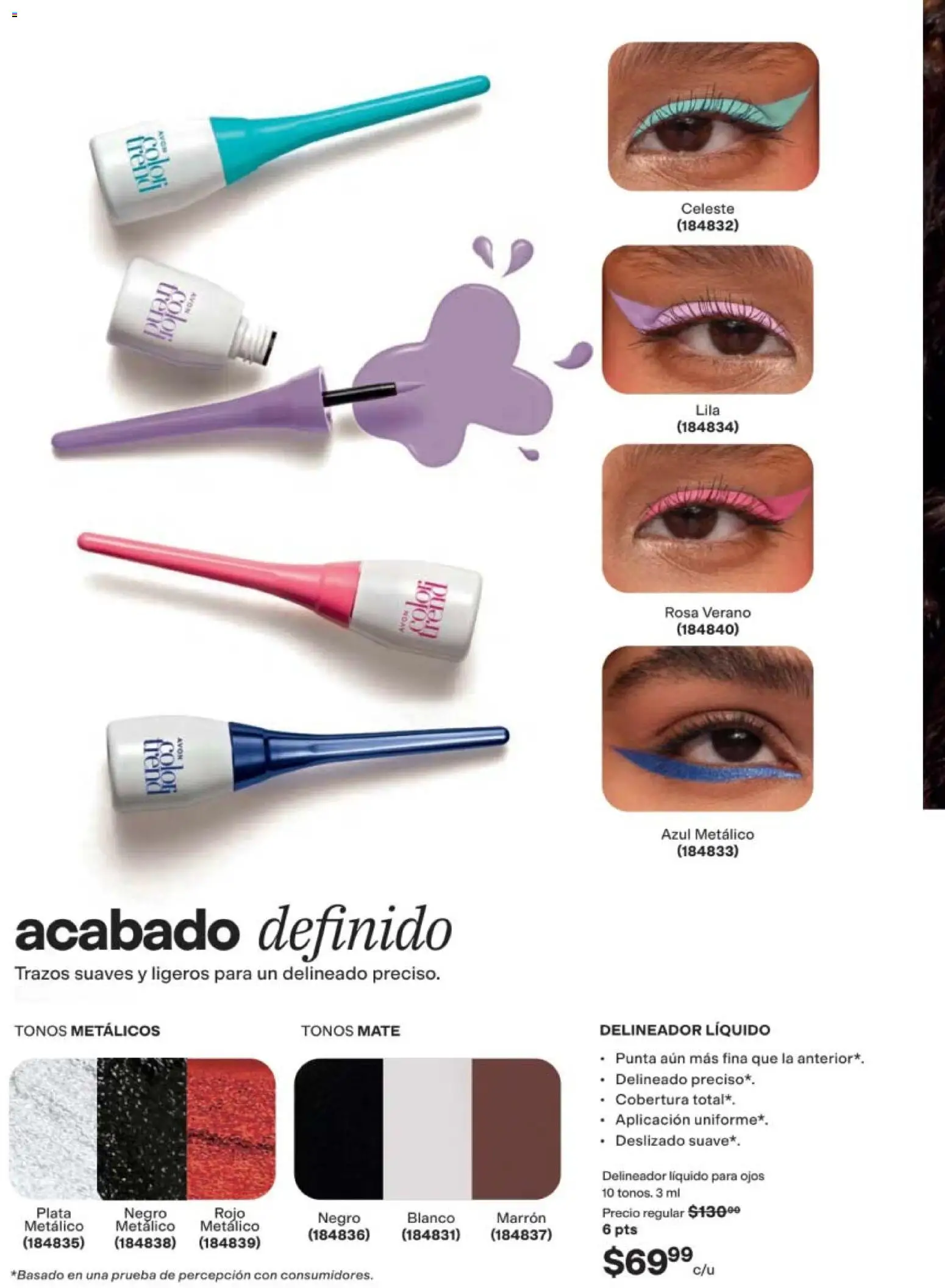 Nuevas ofertas de AVON válidas en toda la República Mexicana desde el 10/07/2026. ¡Encuentra las mejores ofertas en AVON campaña 11 2026! | Página: 46 | Productos: Mate, Delineador