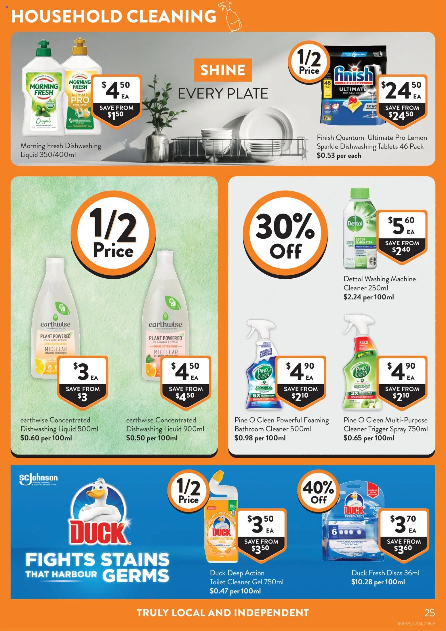 Foodworks catalogue - valid from 22.04.2026 | Page: 25 | Products: Household, Cleaner, Plant, Lemon