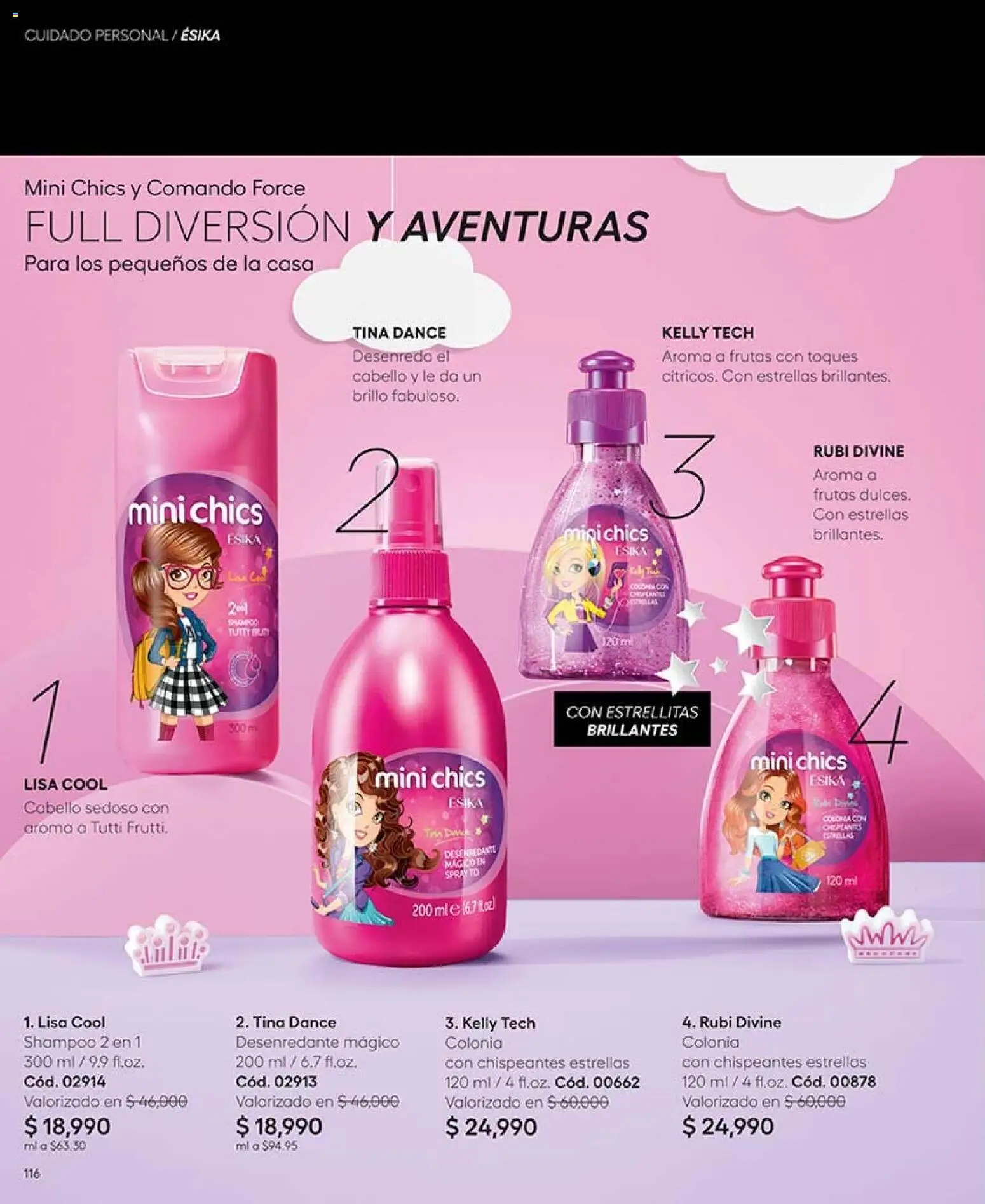 Ésika revista - valida desde el 07/09/2026 | Página: 118 | Productos: Shampoo, Brillo