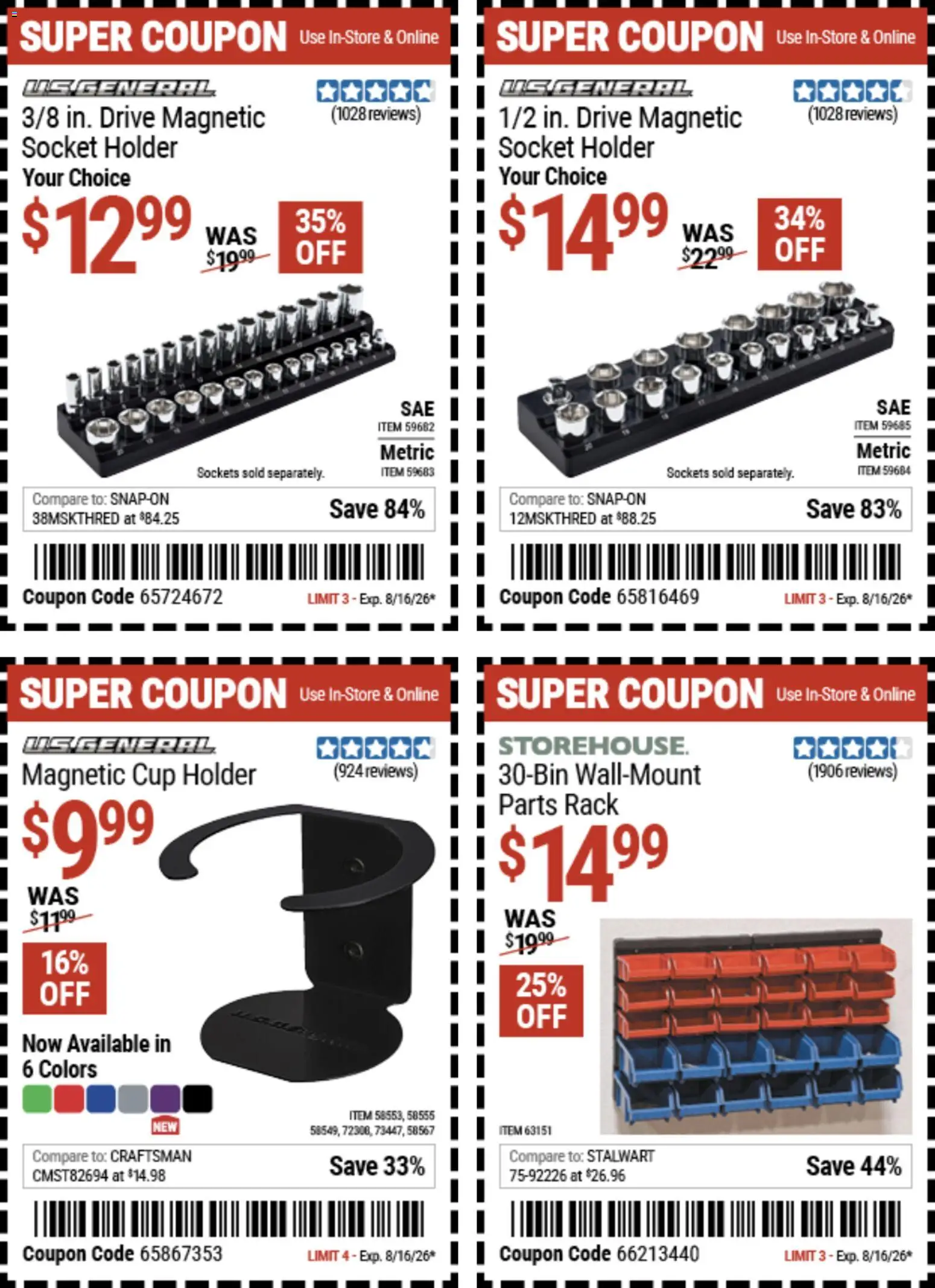 Harbor Freight Weekly Ad - valid from 08/03/2026 | Page: 7 | Products: Socket