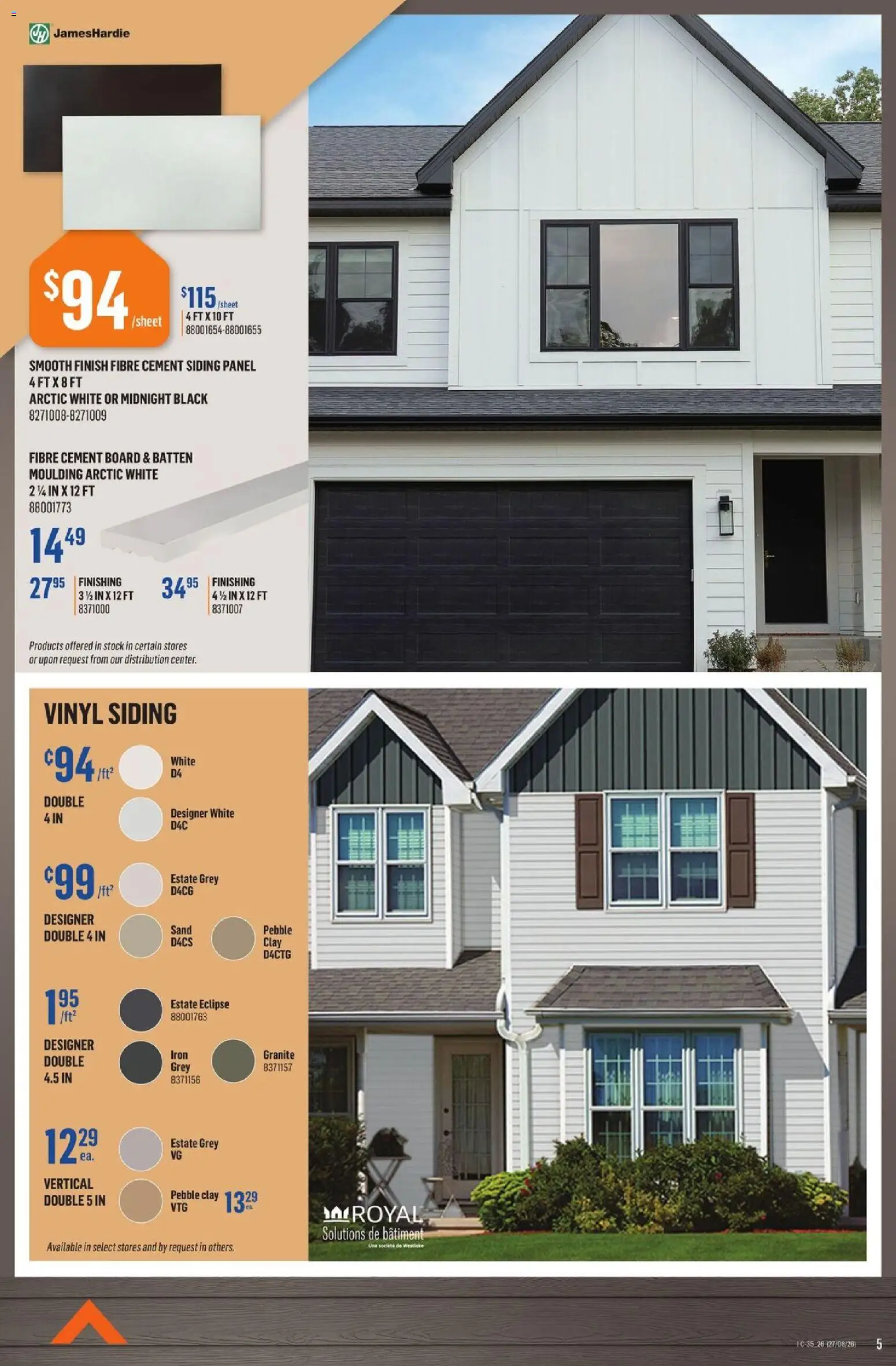 Canac flyer valid from Aug 27, 2026 | Page: 5 | Products: Iron, Cement