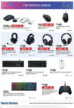 Preview of Harvey Norman Computers Smart Tech Smart Savings Digital Catalogue - valid from 19.05.2026 | Page: 30 | Products: Controller, Keyboard, Audio, Xbox