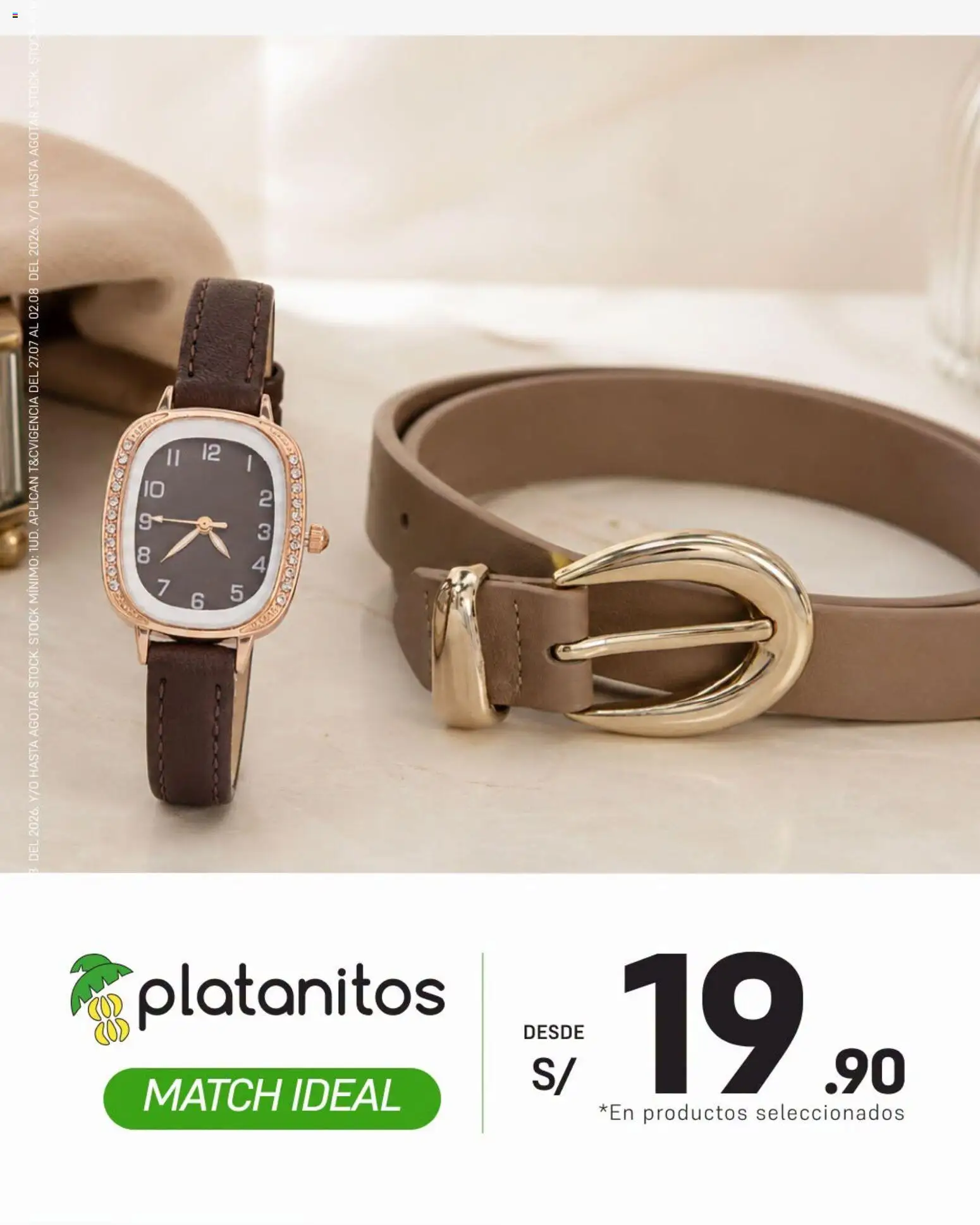 Catálogo Platanitos válido desde 27/07/2026 | Página: 1