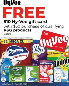 Preview of HyVee weekly ads valid from 09/07/2026
