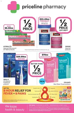 Preview of Priceline Pharmacy catalogue Clyde North - valid from 23.04.2026 | Page: 36 | Products: Pineapple, Water, Peach, Tablet