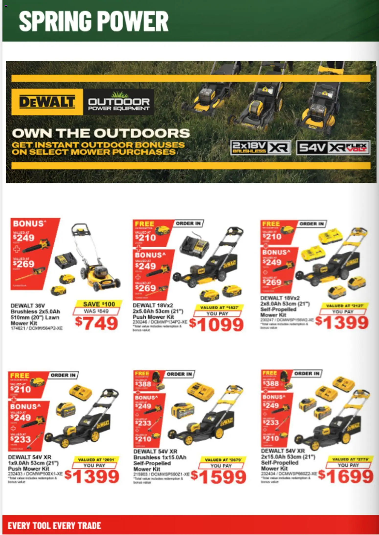 Total Tools catalogue - valid from 01/10/2026 | Page: 6 | Products: Mower
