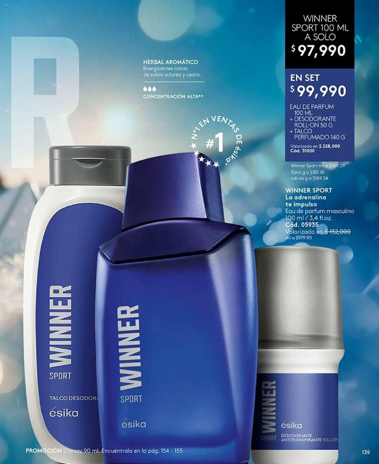 Ésika revista - valida desde el 07/08/2026 | Página: 139 | Productos: Té, Desodorante, Antitranspirante