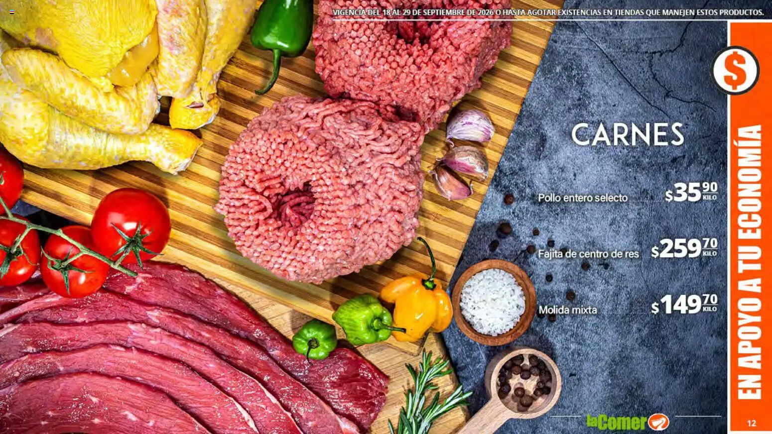 Nuevas ofertas de La Comer válidas en toda la República Mexicana desde el 18/09/2026. ¡Encuentra las mejores ofertas en La Comer folleto! | Página: 12