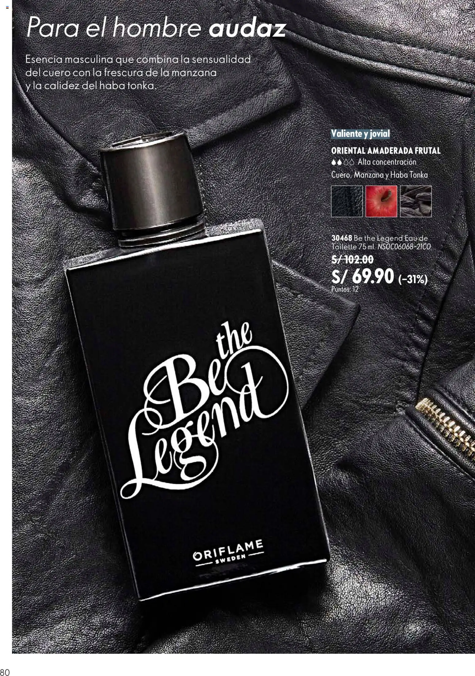 Catálogo Oriflame válido desde 12/09/2026 | Página: 80 | Productos: EAU de Toilette
