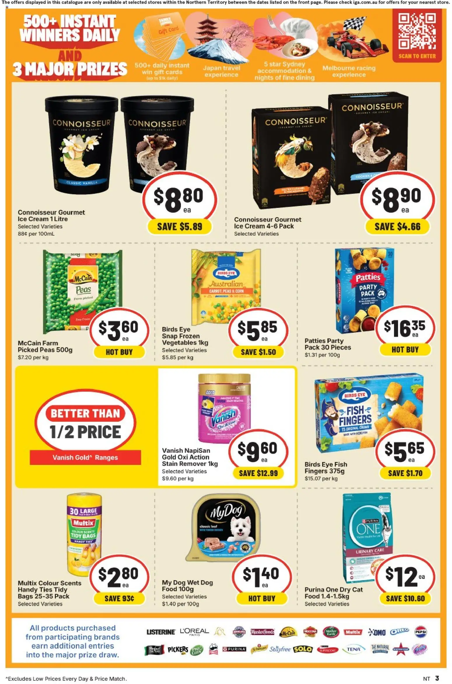 IGA catalogue - valid from 15/07/2026 | Page: 3 | Products: Shelf, Coffee, Batteries, Nescafe
