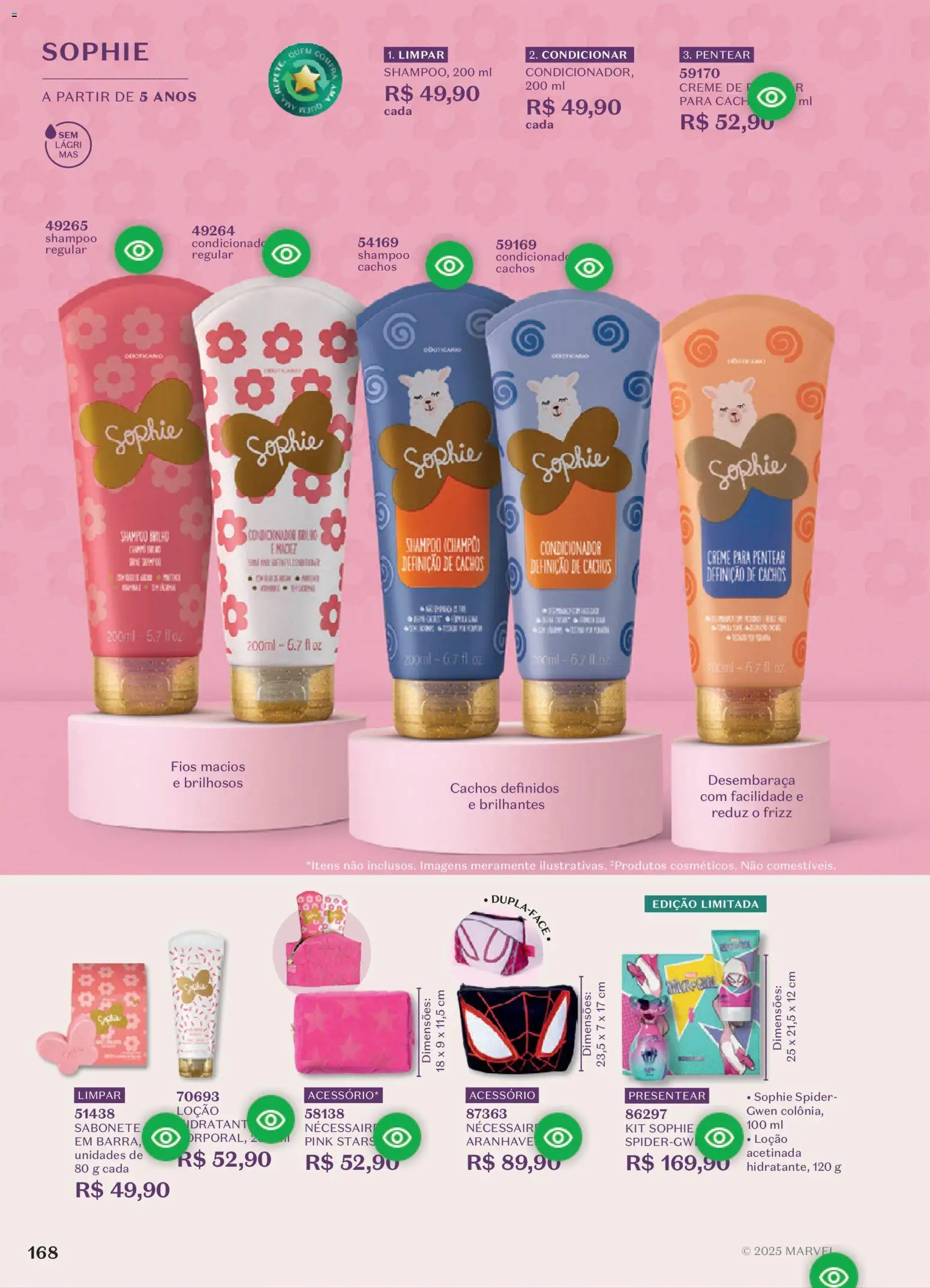 O Boticário Folheto - válido de 10/08/2026 | Página: 172 | Produtos: Shampoo, Condicionador, Sabonete, Creme para pentear