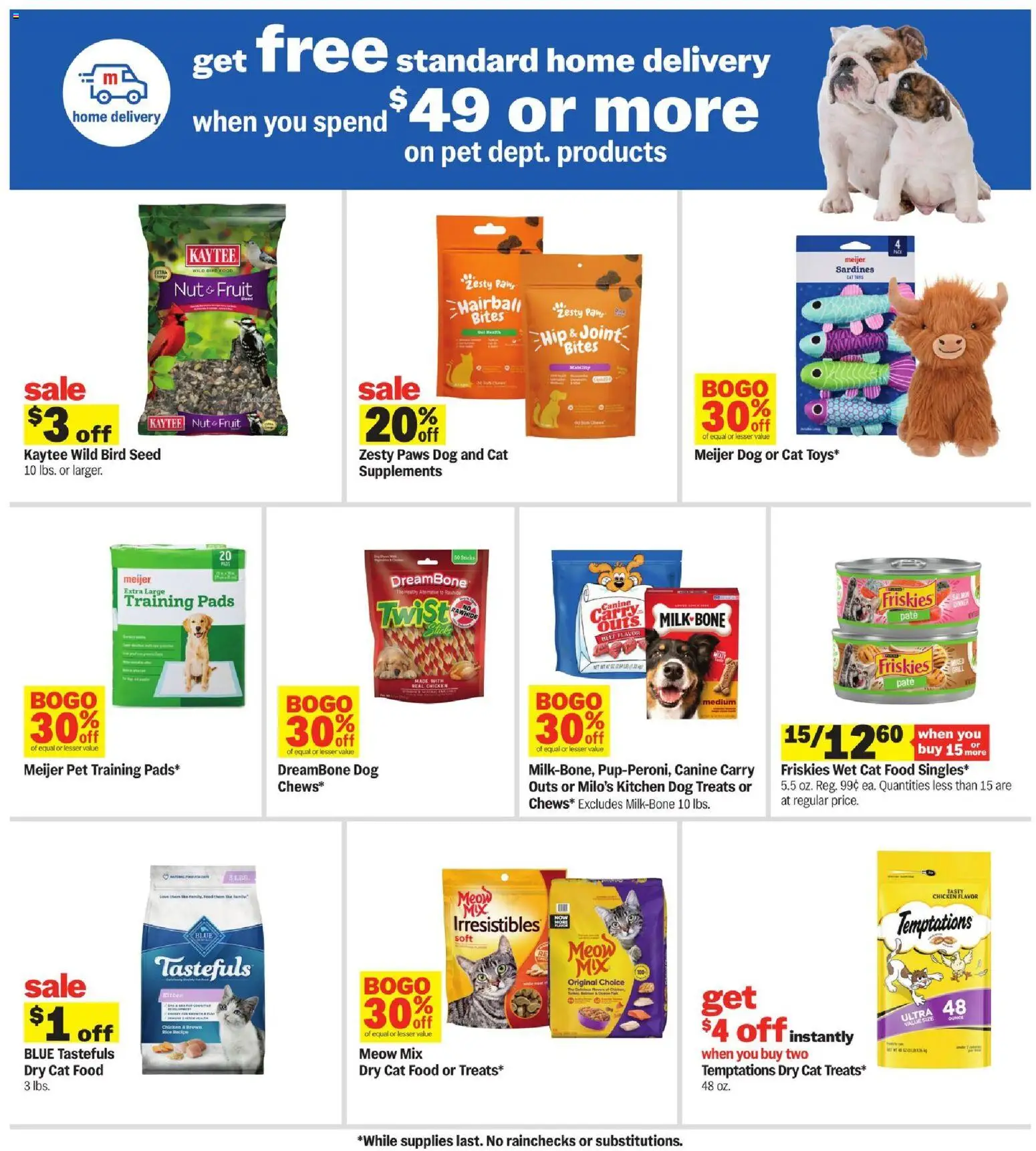 Meijer Weekly Ad - valid from 08/12/2026 | Page: 25 | Products: Chicken, Rice, Fruit, Pâté