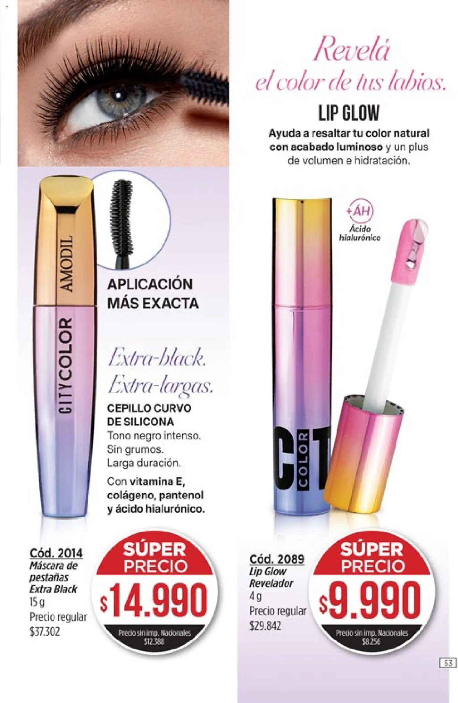 Catálogo Amodil Campaña 14 │ válido desde el 07/08/2026 | Página: 53 | Productos: Cepillo, Máscara