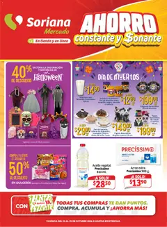 Vista previa de Soriana folleto Ahorro constante y sonante Mercado, nuevo folleto de la tienda, válido en México a partir del 23/10/2026